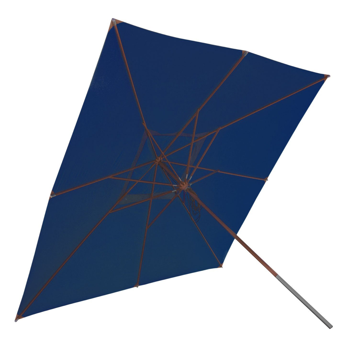 anndora-sonnenschirm Sonnenschirm 4x4 Meter quadratisch Winddach, LxB: 400,00x400,00 cm, wasserabweisende Oberflächenbeschichtung