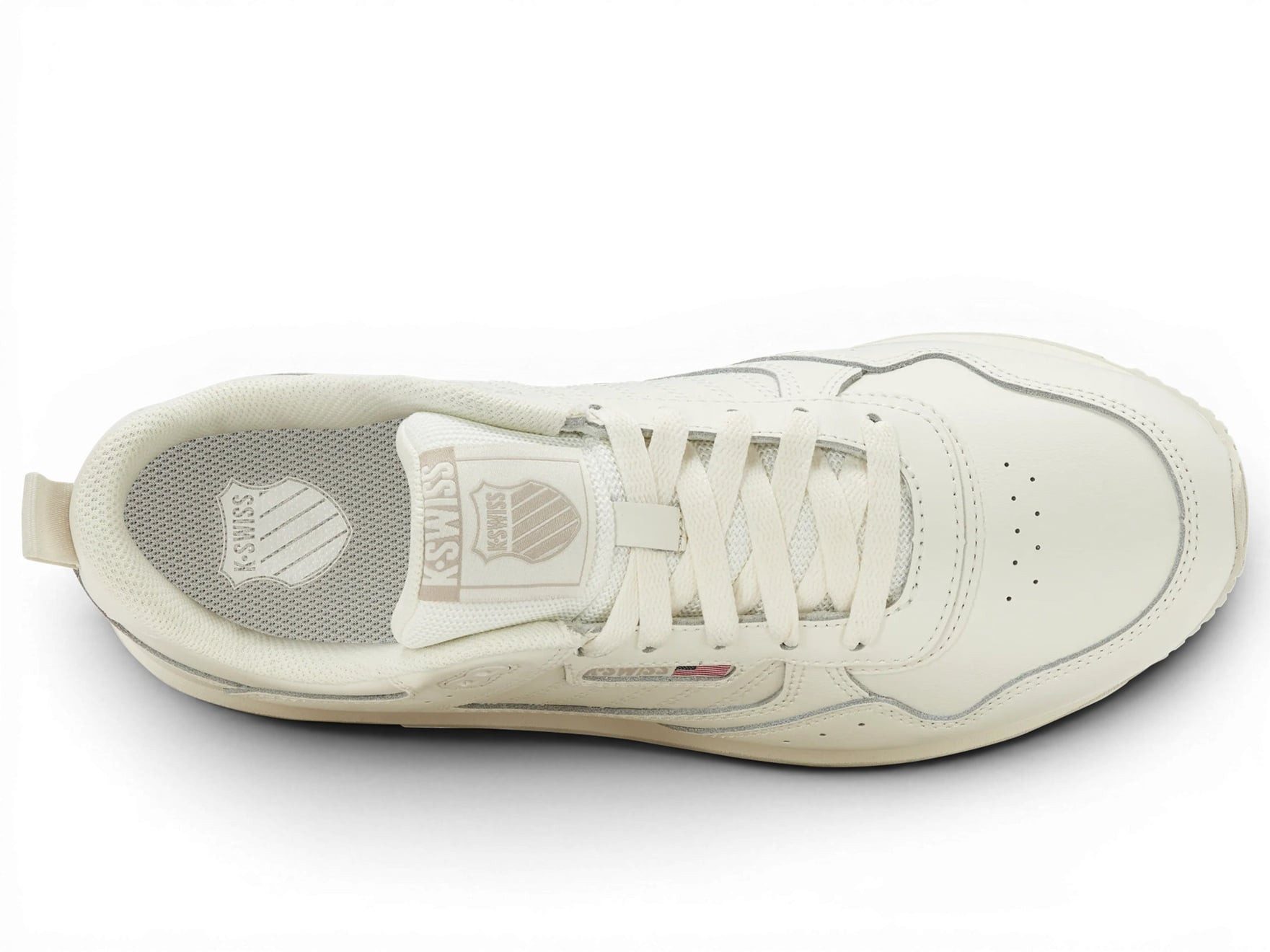 K-Swiss Vista Runner Leder weiss Herren Sneaker – Bild 3 von 5