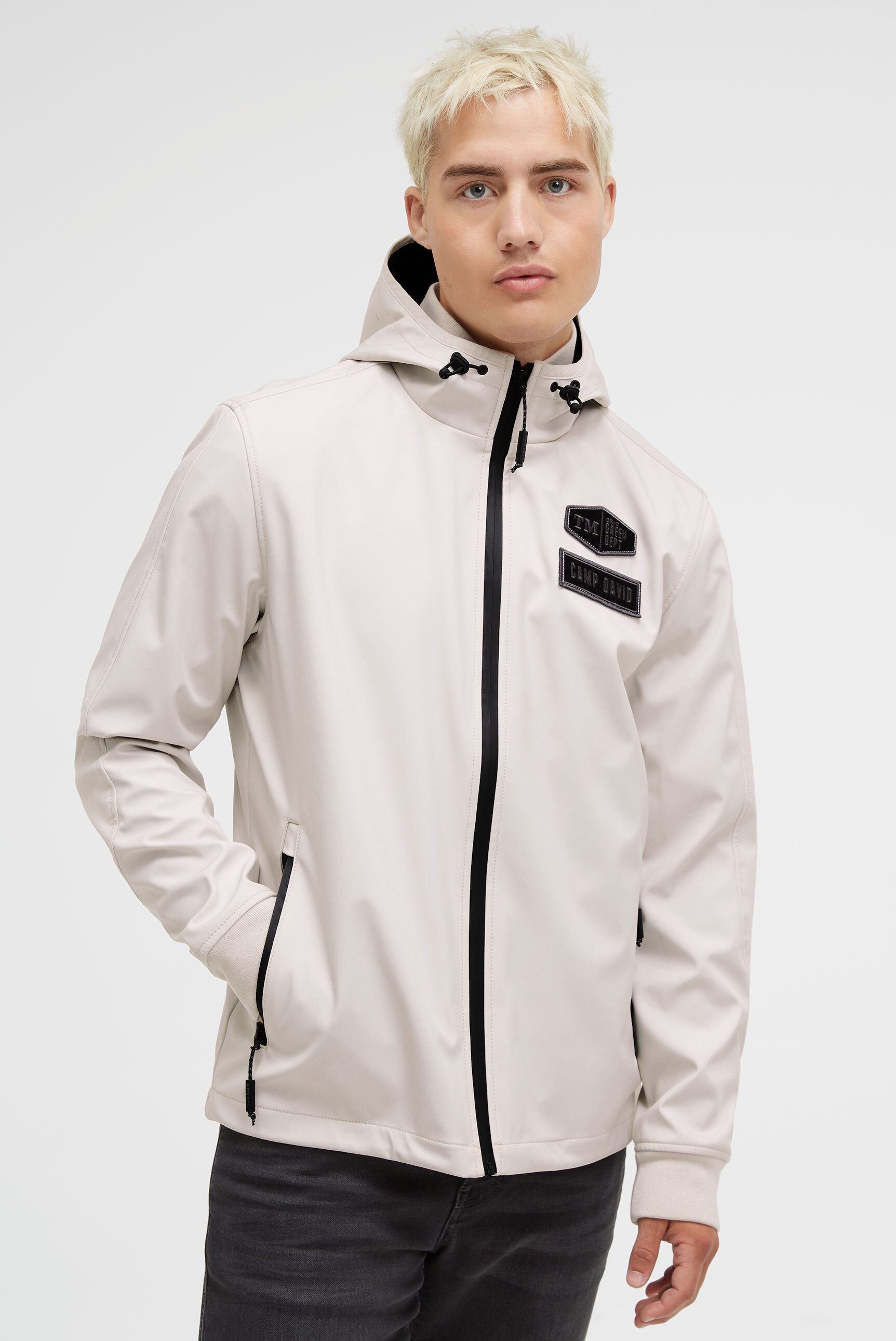 CAMP DAVID Outdoorjacke mit verstellbarem Gummizug im Saum