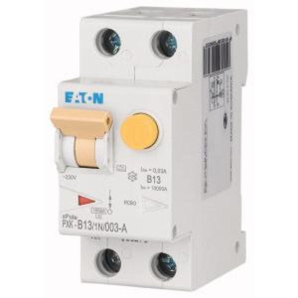 Verteiler Eaton FI/LS Kombination, 13 A, 30 mA, LS-Charakteristik: B, 1p+N, FI-C