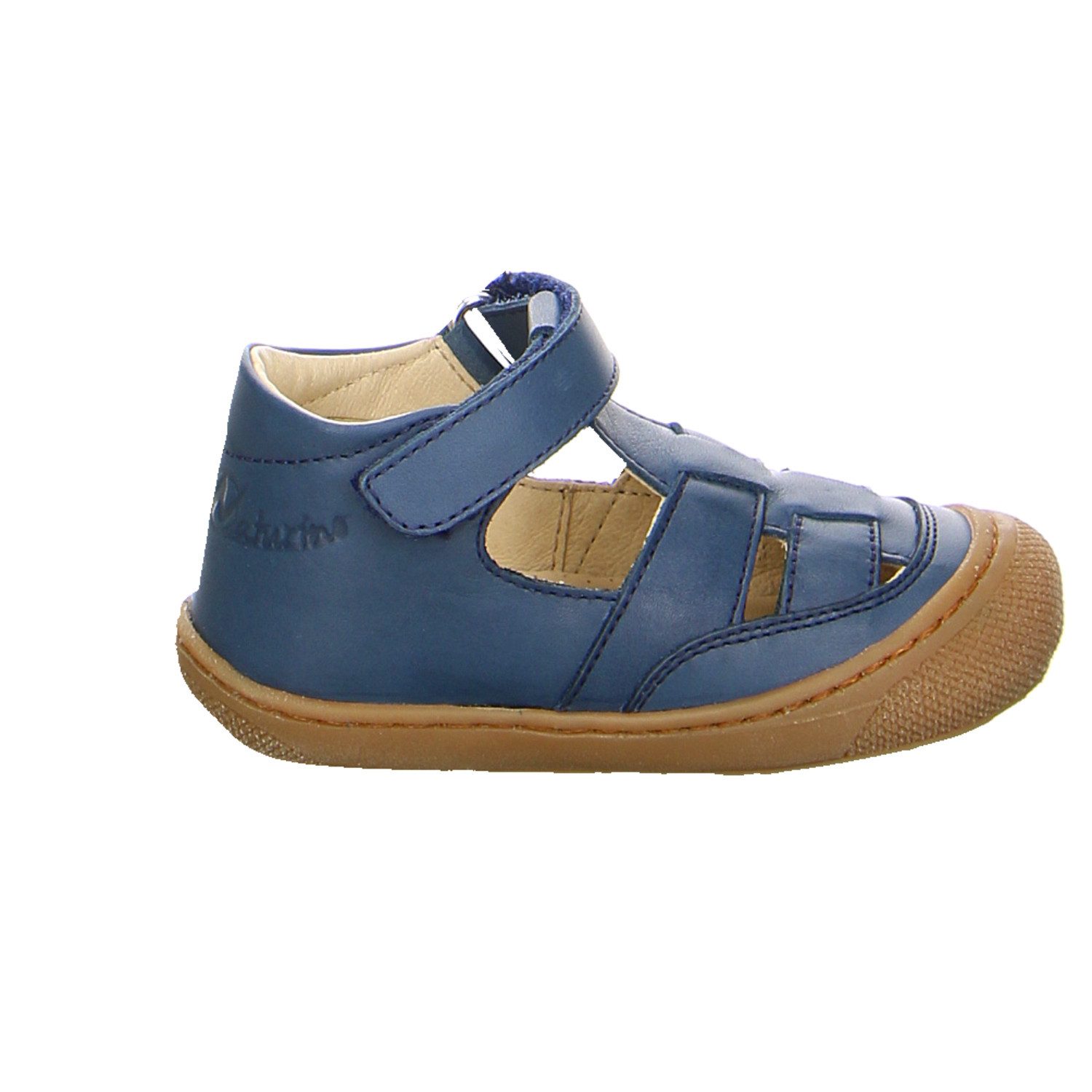 Naturino Naturino Wad Leder Riegelschuhe Jungen vorne geschlossen blau Sandale