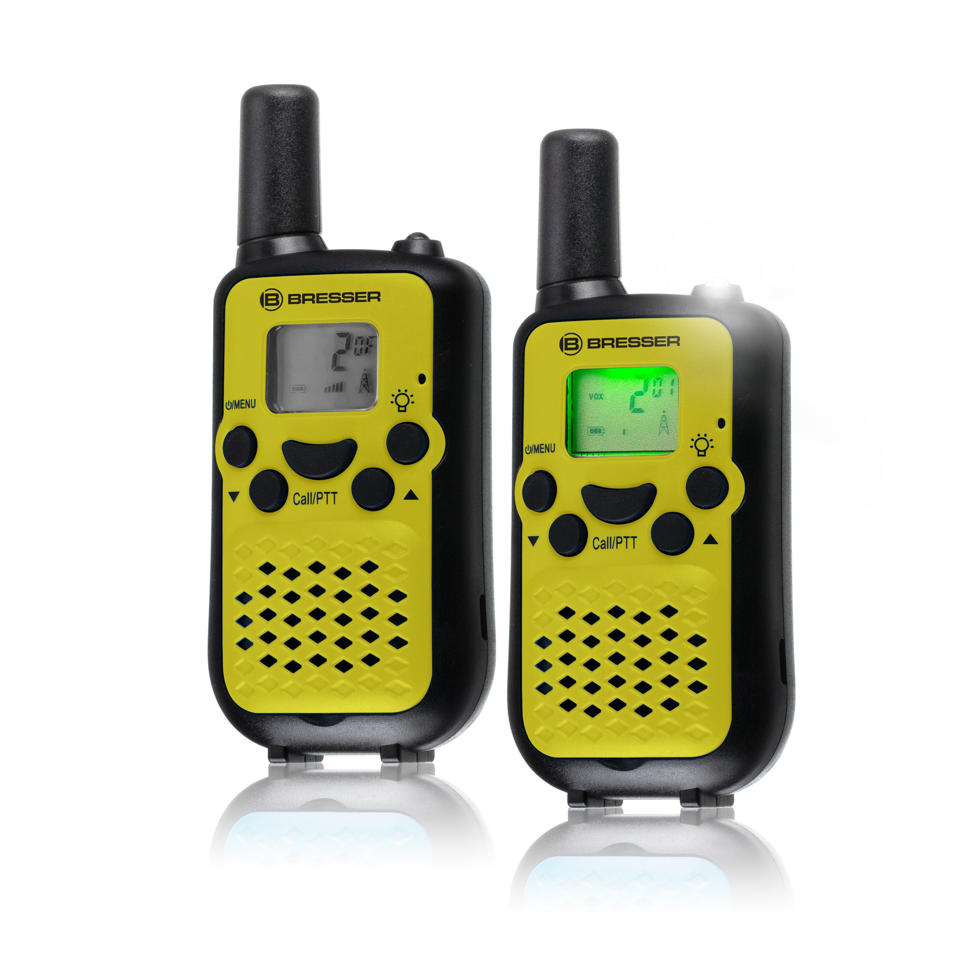BRESSER junior Walkie Talkie rechargeable green Kinderfernglas