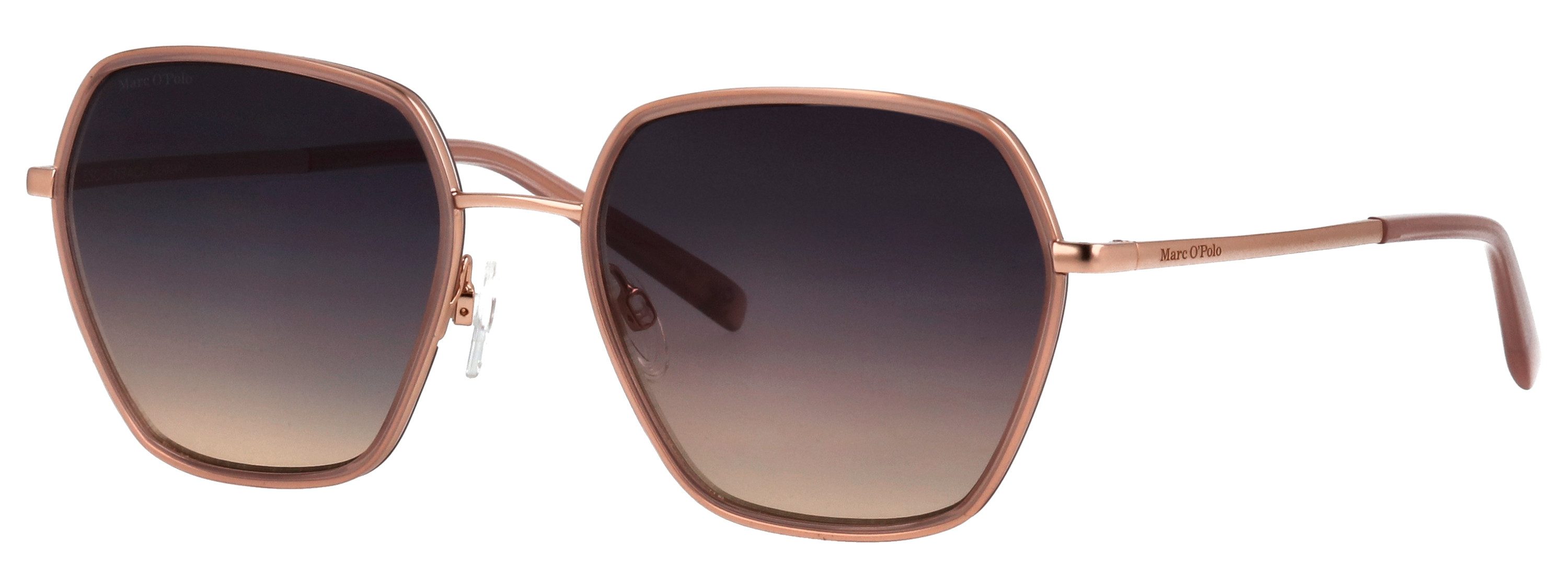 Marc O'Polo Sonnenbrille 505122 Form Hexagon, hochwertigen Verlaufsgläsern, Polyamid UV 400