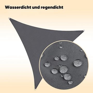 Sekey Sonnensegel Sonnensegel Wasserdicht PES Sonnenschutzsegel mit Seilen