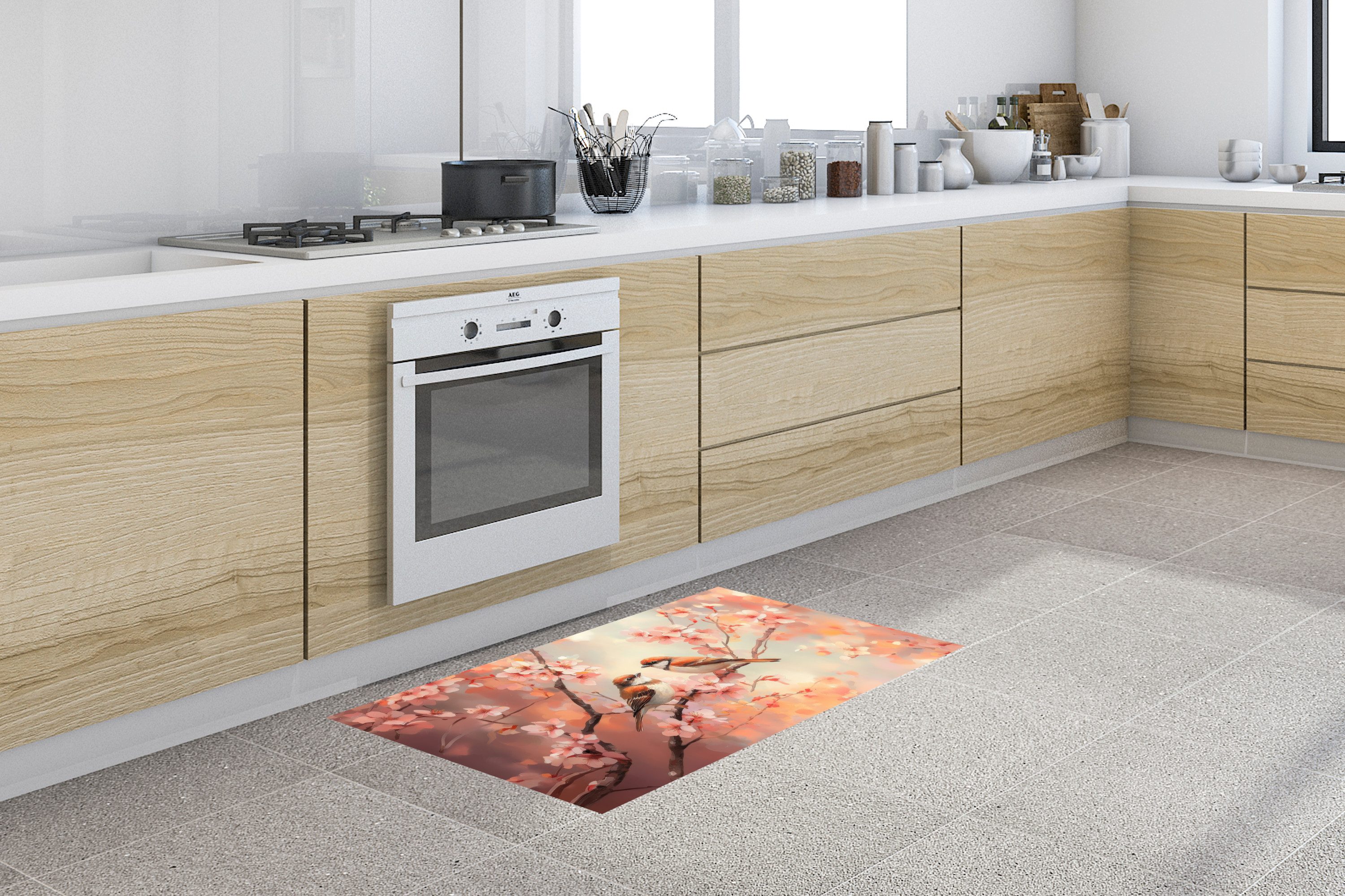 MuchoWow Küchenläufer Vögel - Romantisch - günstig online kaufen