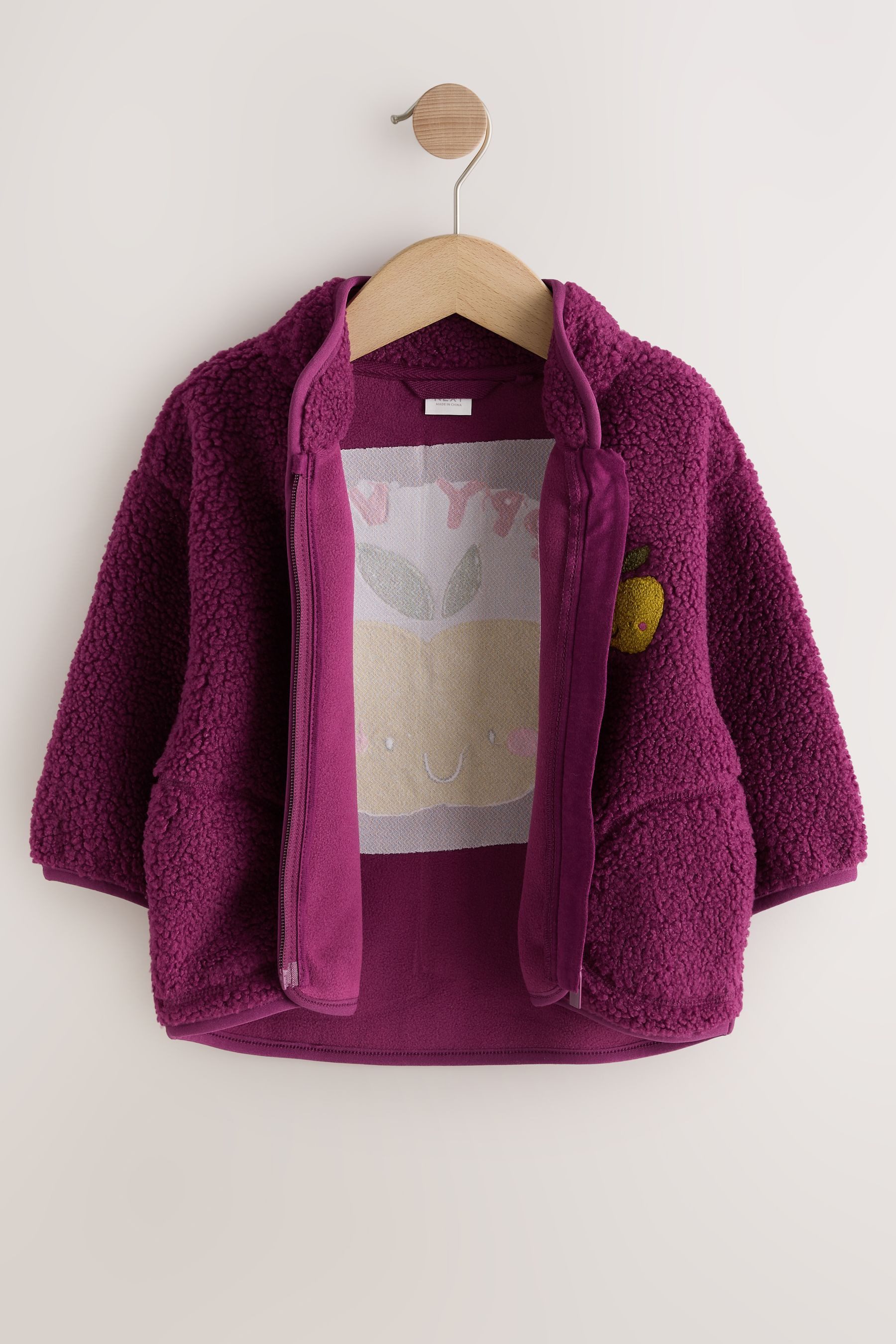 Next Fleecejacke Fleece mit durchgehendem Reißverschluss (1-St) – Bild 3 von 4