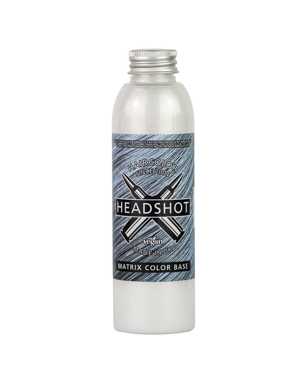 Haartönung Headshot Haartönung vegane Haarfarbe Matrix Color Base (150 ml), Packung, Chemikalien