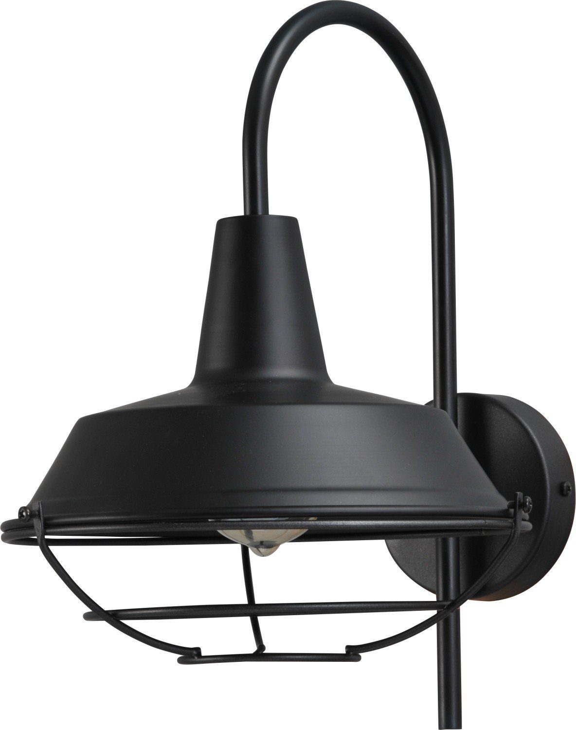 Küche Schwarz innen Wandlampe Leuchtmittel, PRATO, Metall Beleuchtung in Wandleuchte Design ohne Industrial Licht-Erlebnisse