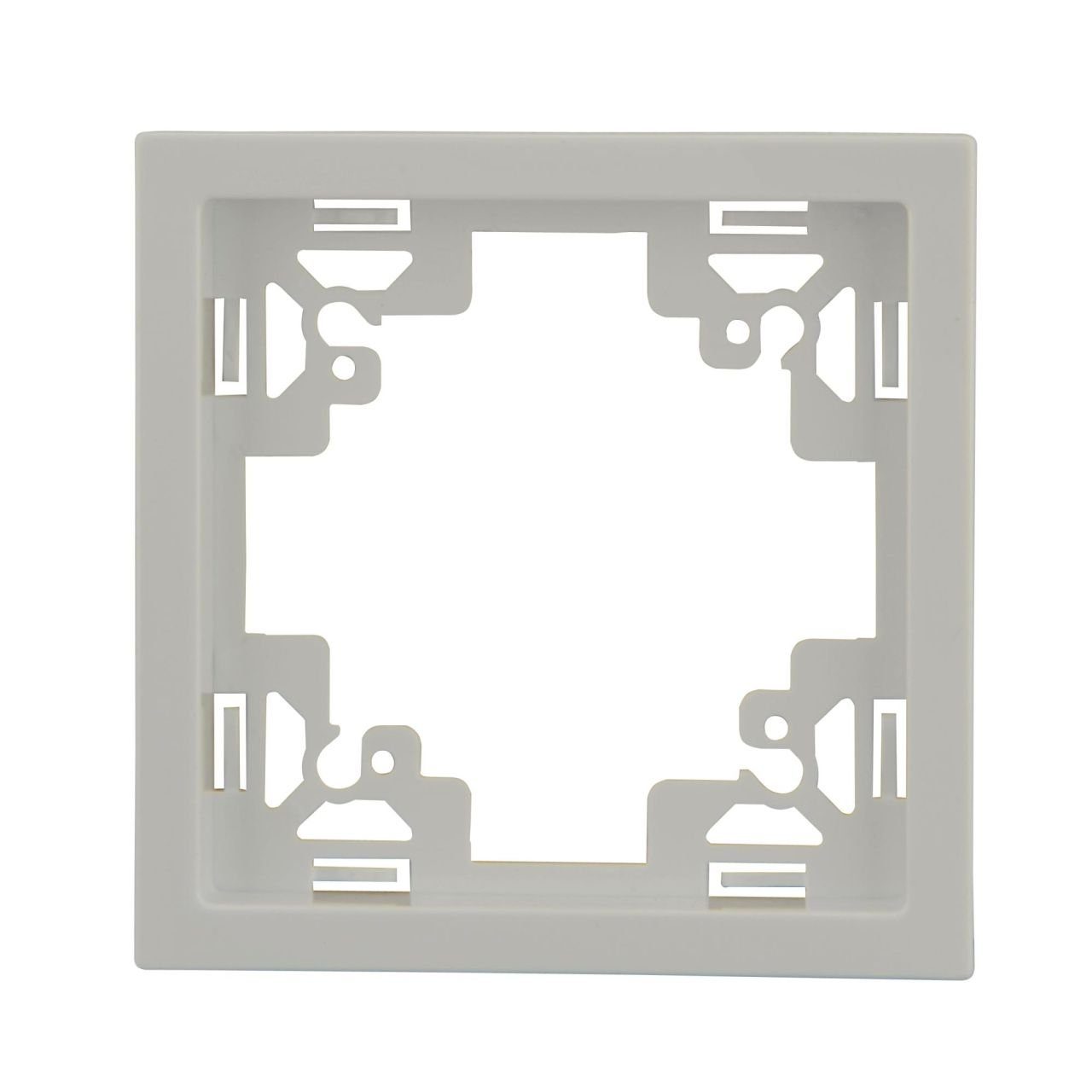 UNITEC Lichtschalter Unitec Abdeckrahmen 1-fach ultraweiß, Serie Sao