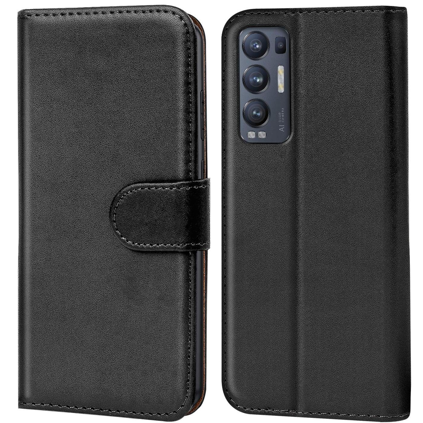 CoolGadget Handyhülle Book Case Handy Tasche für OPPO Find X3 Neo 6,55 Zoll, Hülle Klapphülle Flip Cover für Find X3 Neo Schutzhülle stoßfest