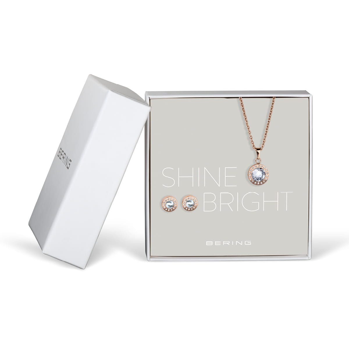 Bering Schmuckset Schmuck-Set Halskette mit Anhänger und Ohrstecker - Bering Jewelry