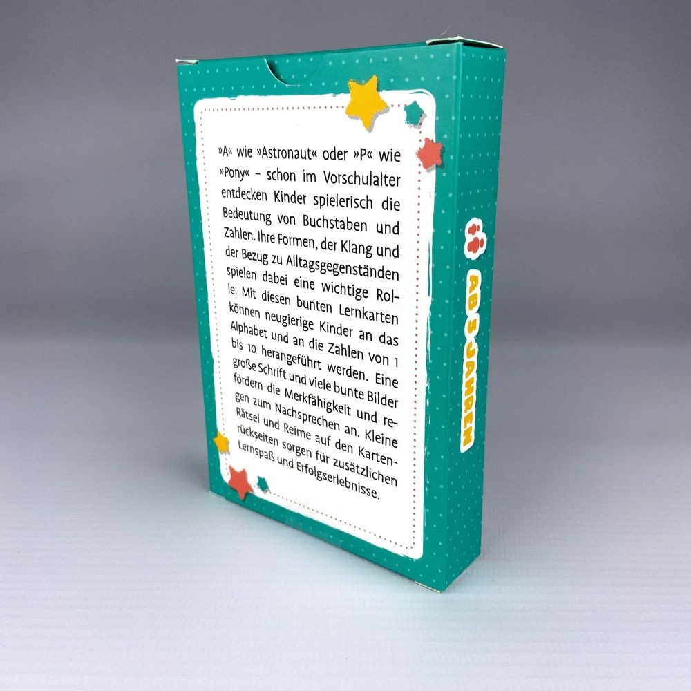 Riva Spiel Meine ersten bunten Lernkarten - Buchstaben und Zahlen – Bild 4 von 5