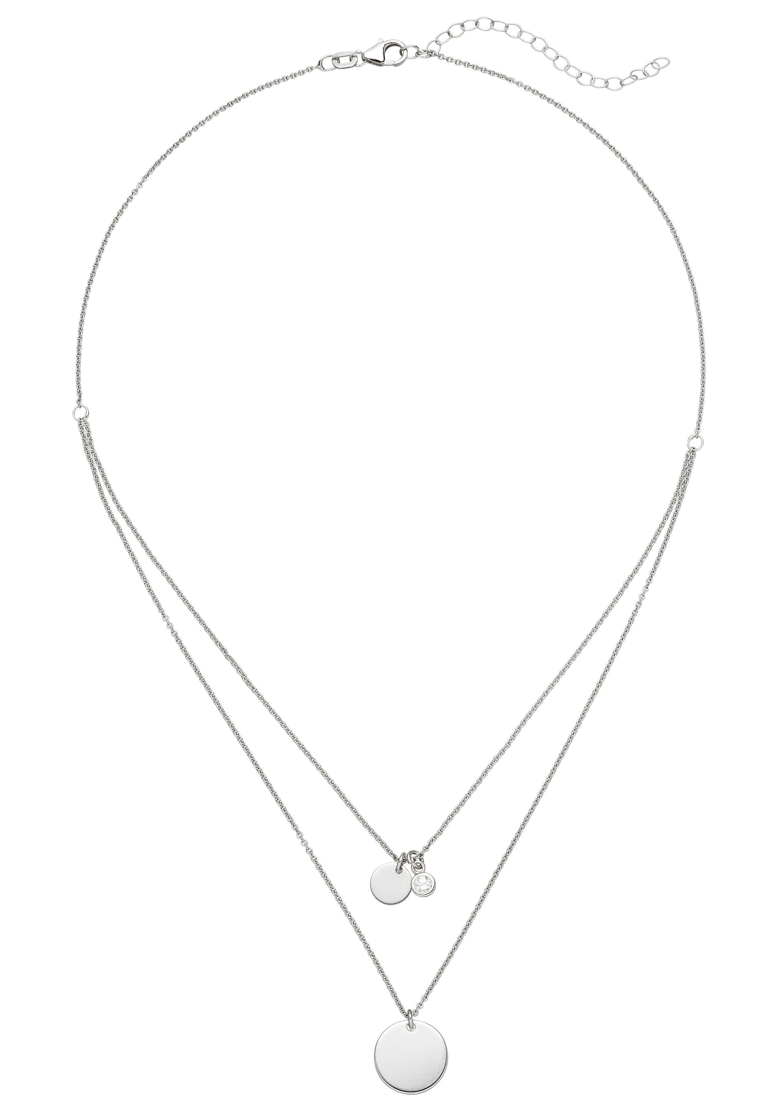 JOBO Kette mit Anhänger, 2-reihig 925 S...