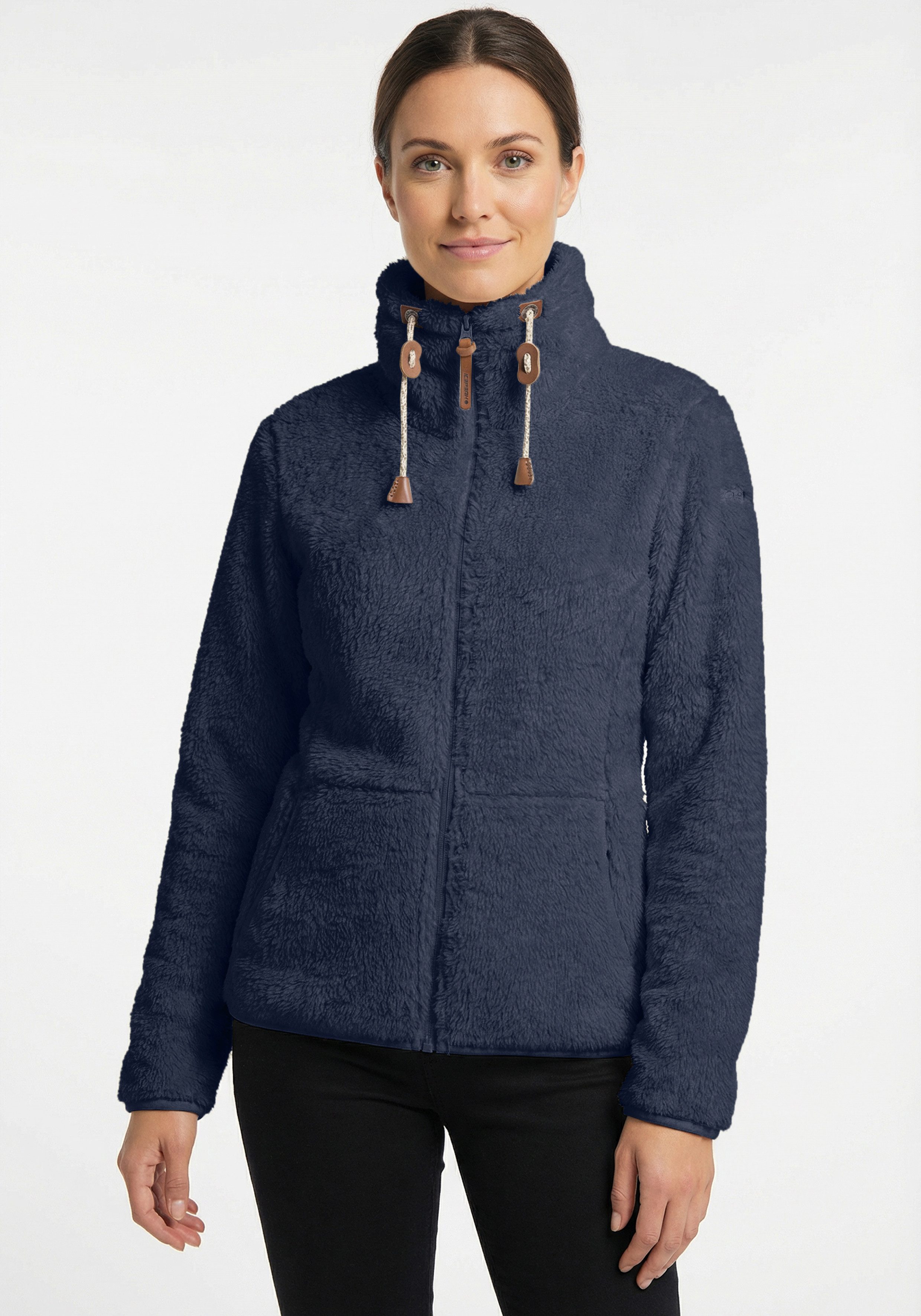 Icepeak Fleecejacke ICEPEAK COLONY sportlicher Stil, mit Reißverschluss, schnell trocknendes Material