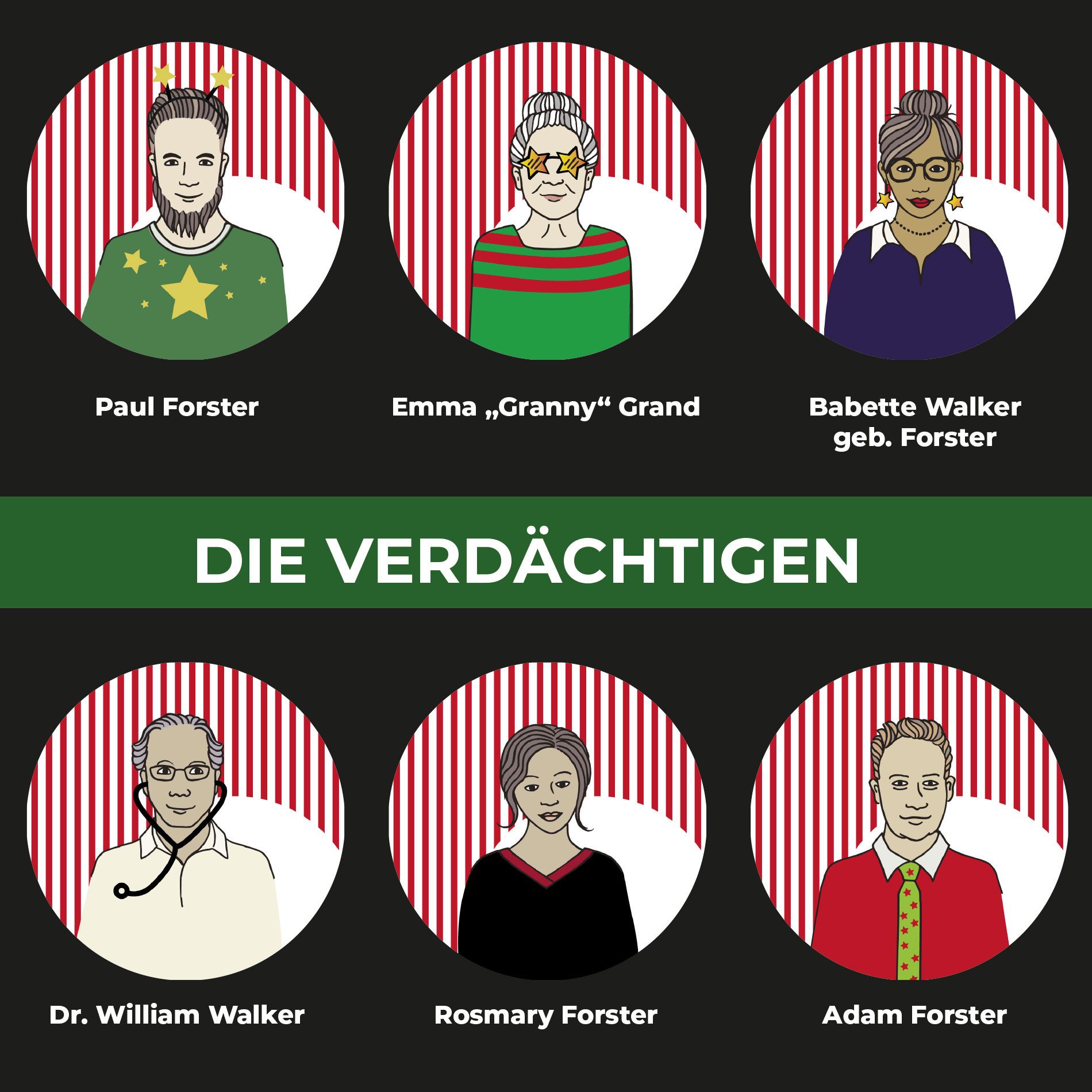 mitmach-krimi Spiel Krimi-Dinner, O du fröhliche - Plätzchenduft und eine Leiche