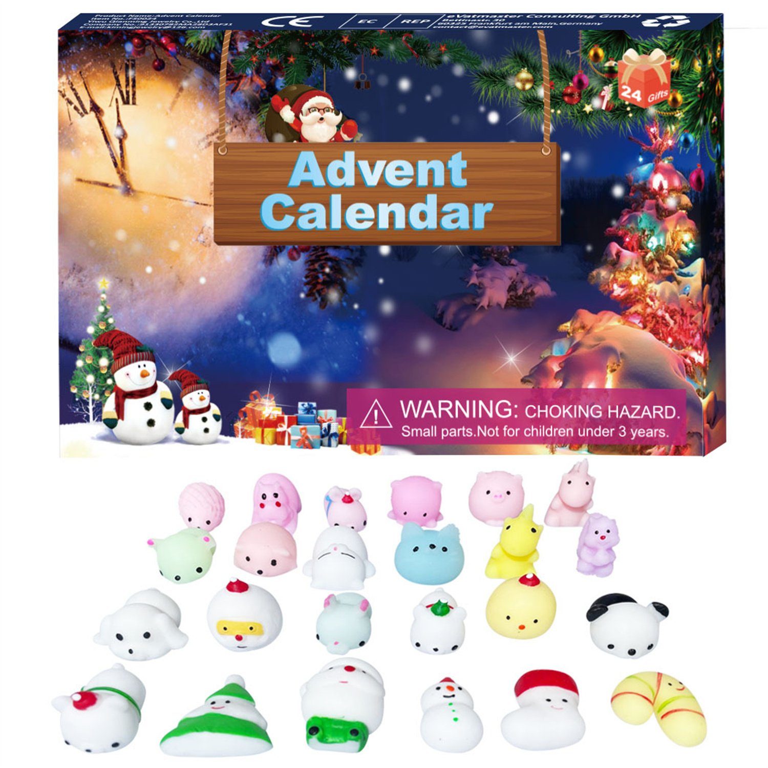 Geburtstag Set Adventskalender Weihnachts-Adventskalender,2023 Inshow New 24 PCS