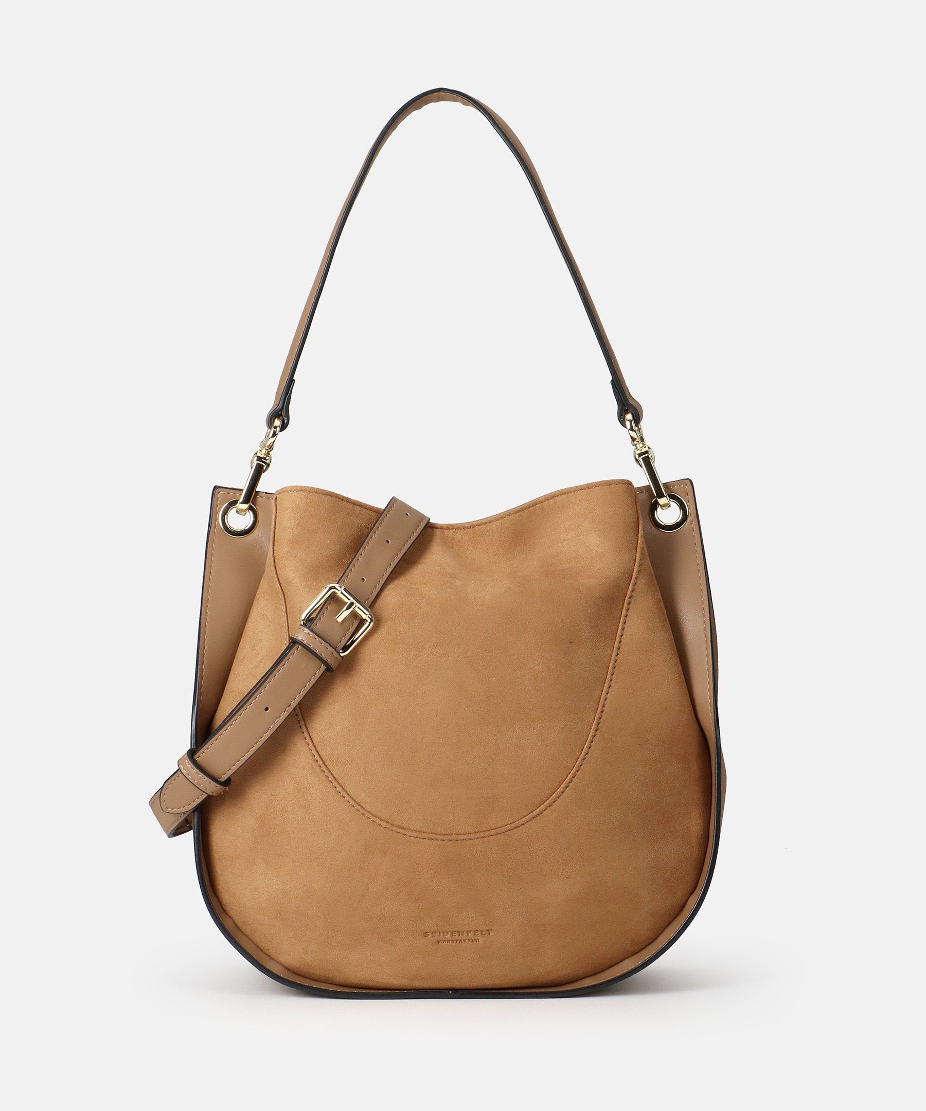 Manufaktur Sand 'Skadi Hobo' Seidenfelt Schultertasche