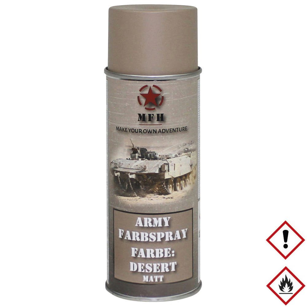 Matt Farbspray MFH Desert 400ml Army Sprühfarbe