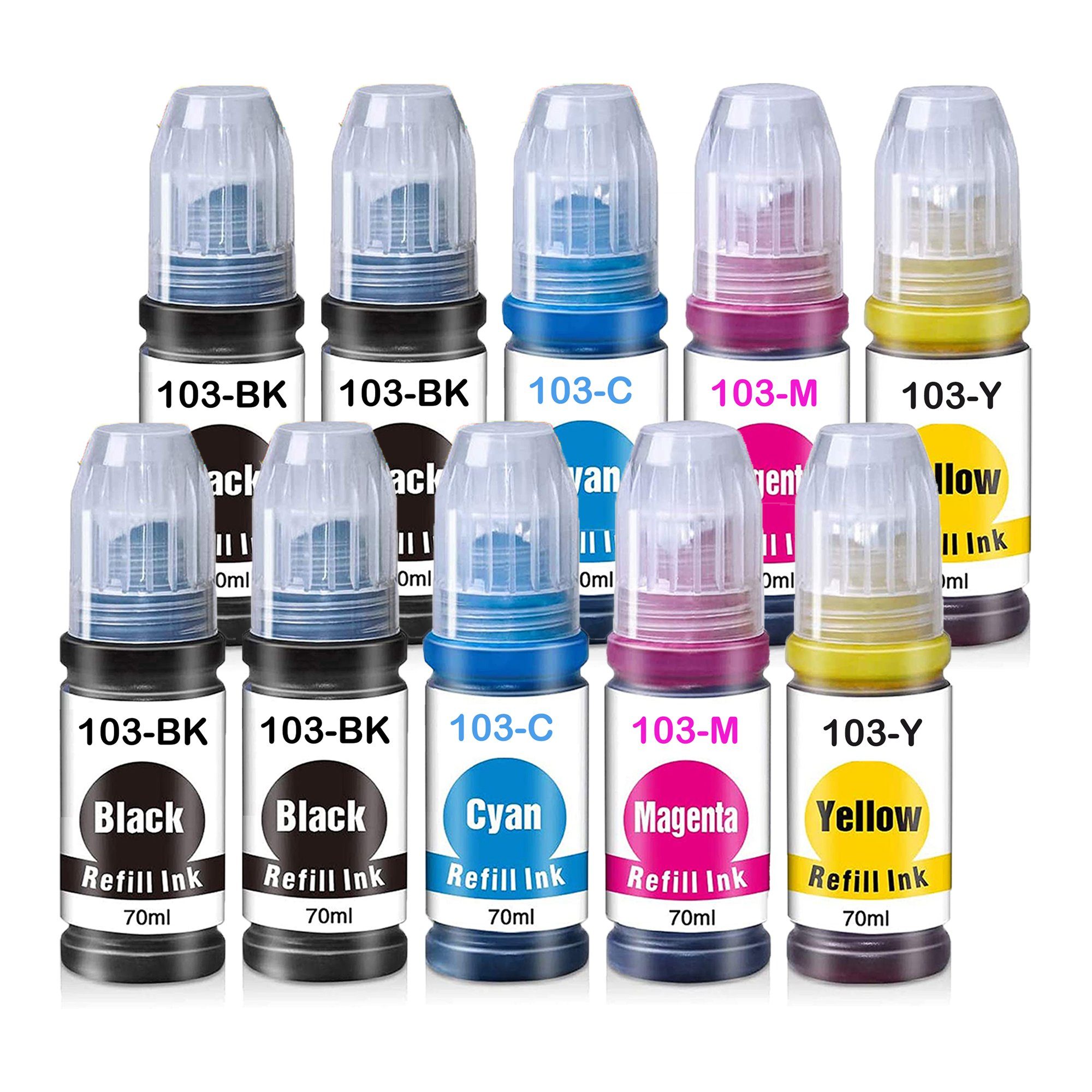 NEXPRO EPSON 103 EcoTank Nachfülltinte, 10er Tintenflasche ...
