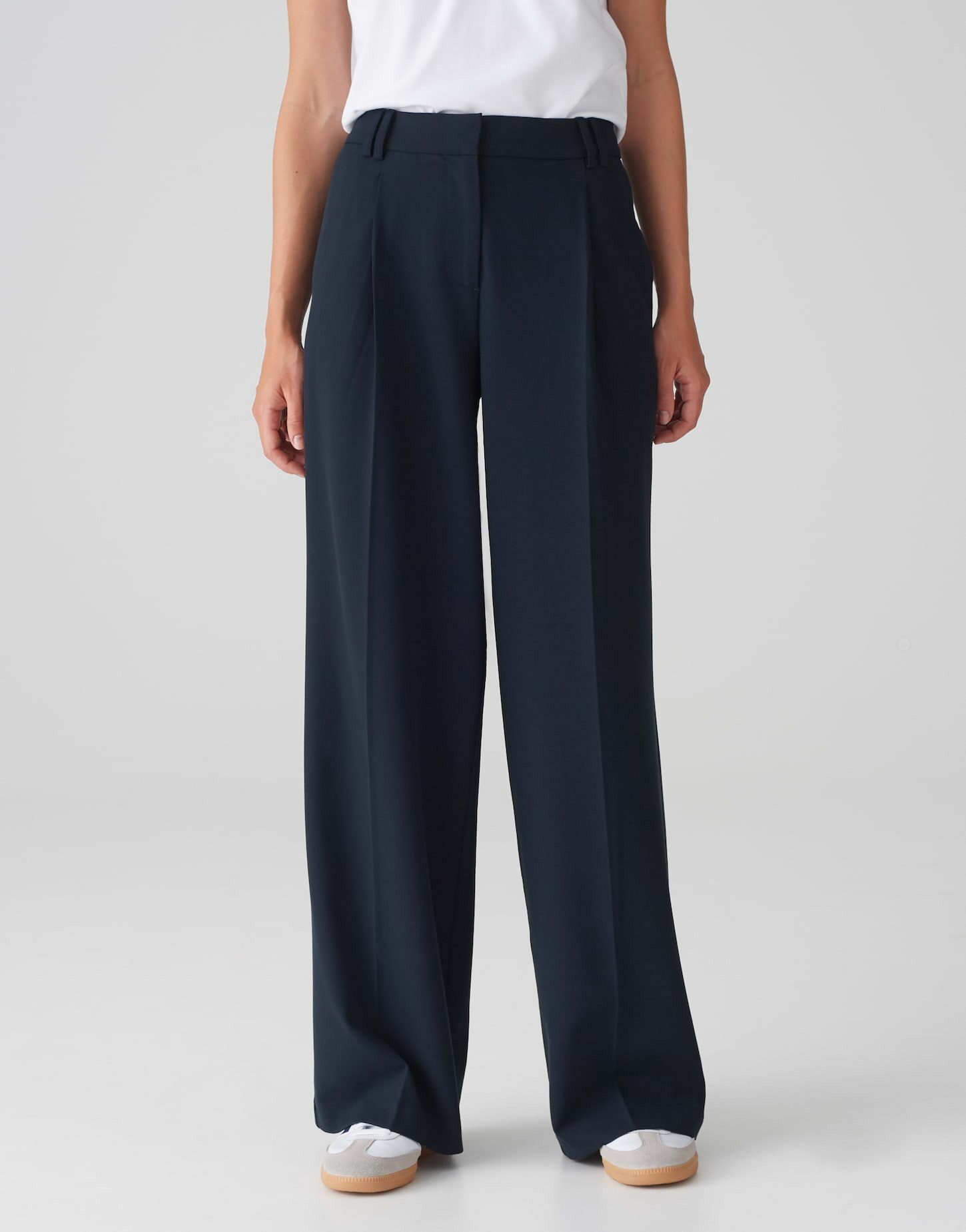 OPUS Anzughose Bundfaltenhose MARIENA Wide aus günstig online kaufen