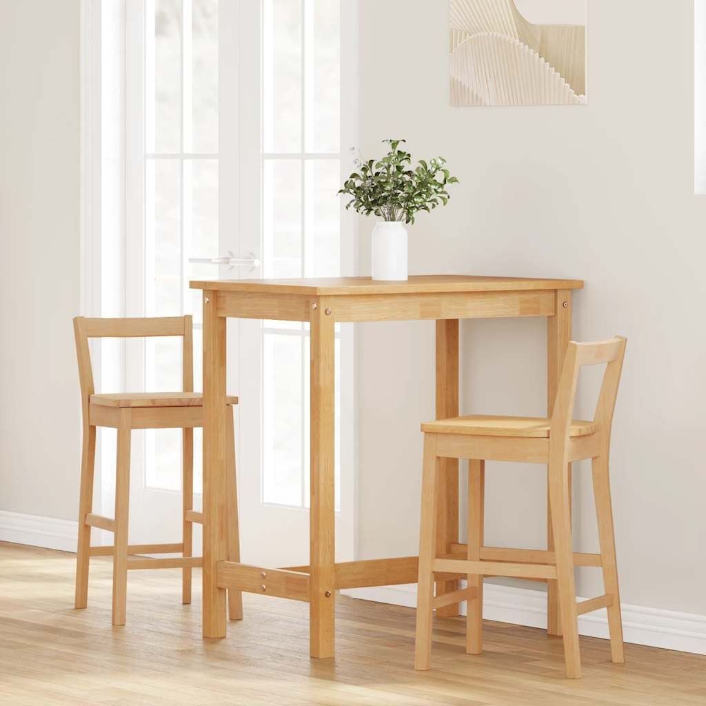 vidaXL Barhocker Barhocker 2 Stk. Natur günstig online kaufen