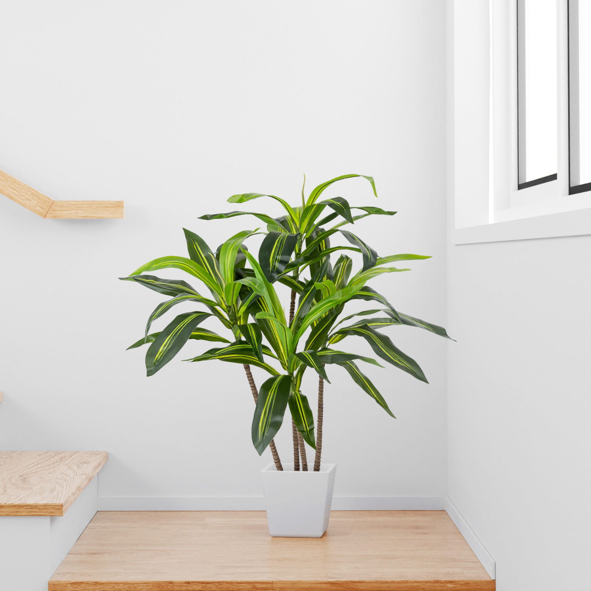 Kunstpalme künstlicher Drachenbaum, Kunstpflanze Drachenbaum im Topf Drache günstig online kaufen