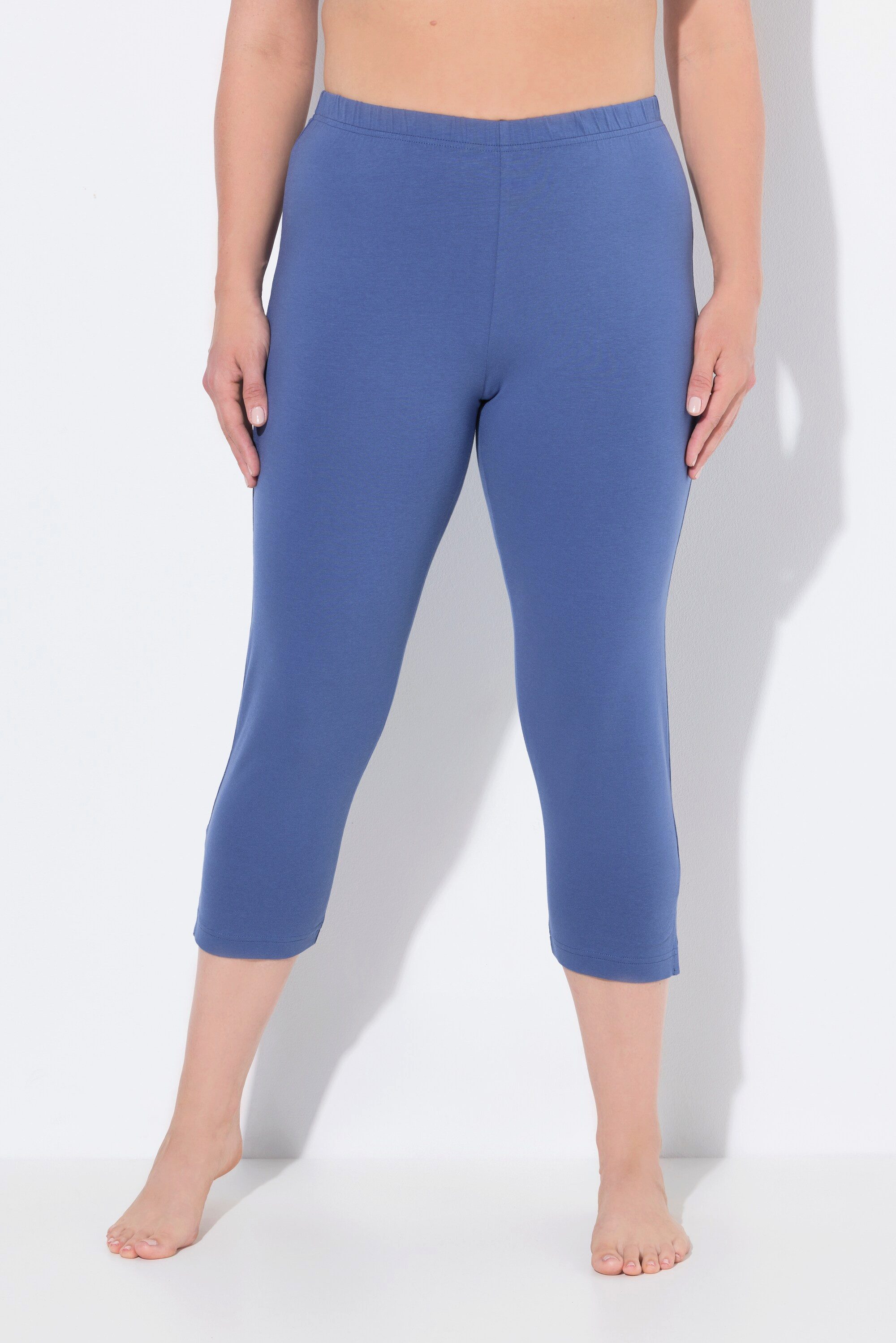 Ulla Popken Funktionshose Caprihose 7/8-Länge Elastikbund günstig online kaufen