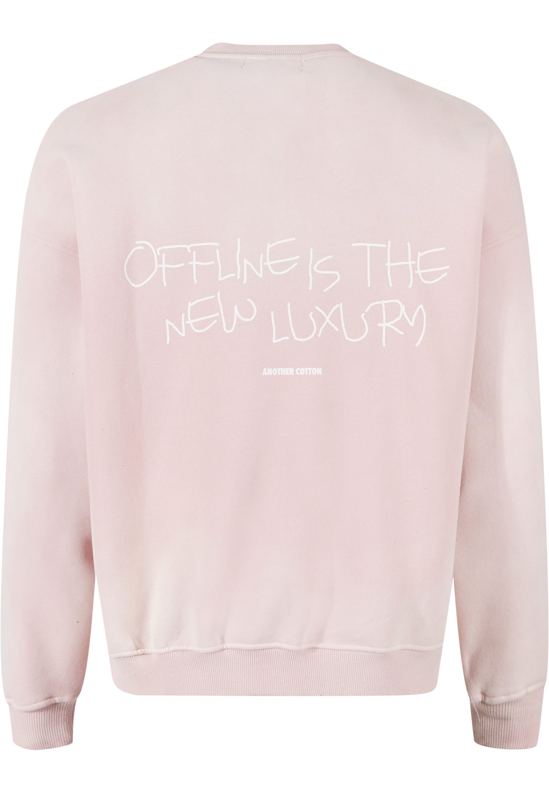 Another Cotton Lab Rundhalspullover Another Cotton Lab Offline Scribble Oversized Sweatshirt (1-tlg)