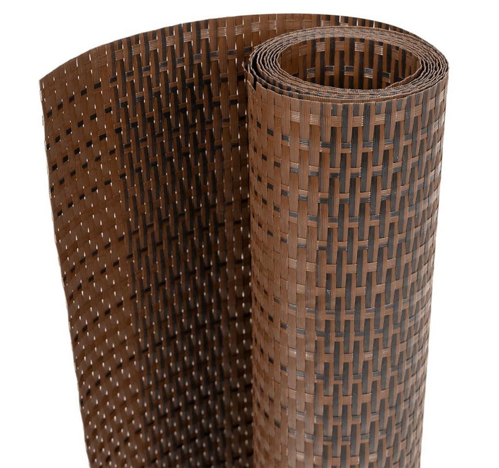 Thumbnail - vidaXL Gartenzaun Balkon-Sichtschutze 10 Stk. Braun Schwarz 255x19 cm Poly Rattan, (10-St)