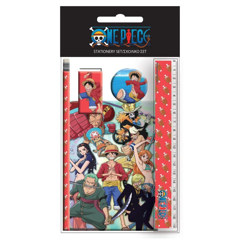 OnePiece Kreativset One Piece Crew Schreibwarenset 5 Stk