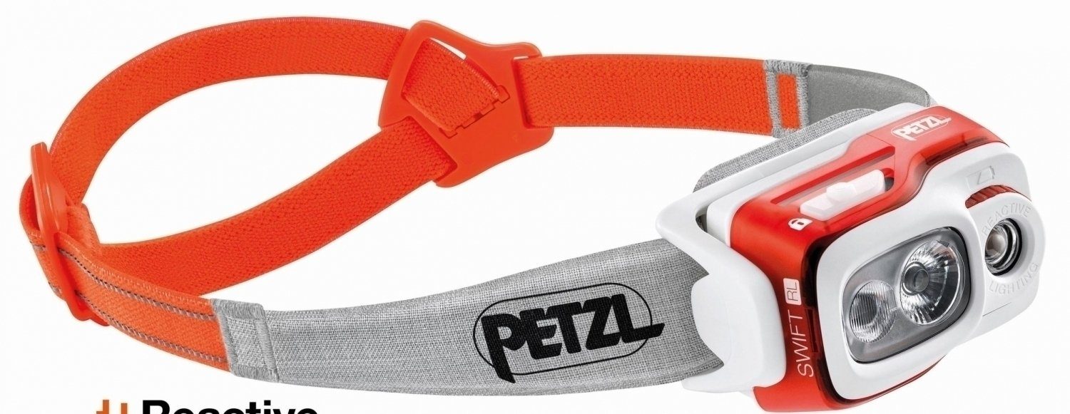Petzl Stirnlampe Petzl Swift RL Stirnlampe (max. 900 Lumen / Gewicht 100g) orange