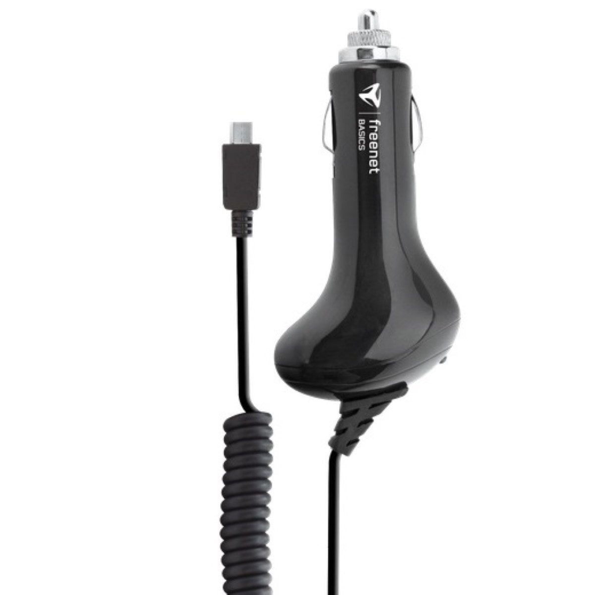 freenet TV KFZ Schnell-Ladekabel Micro-USB Spiral-Kabel Smartphone-Ladegerät (Lade-Adapter Auto Ladegerät Schnellladung Spiralkabel Ladekabel)