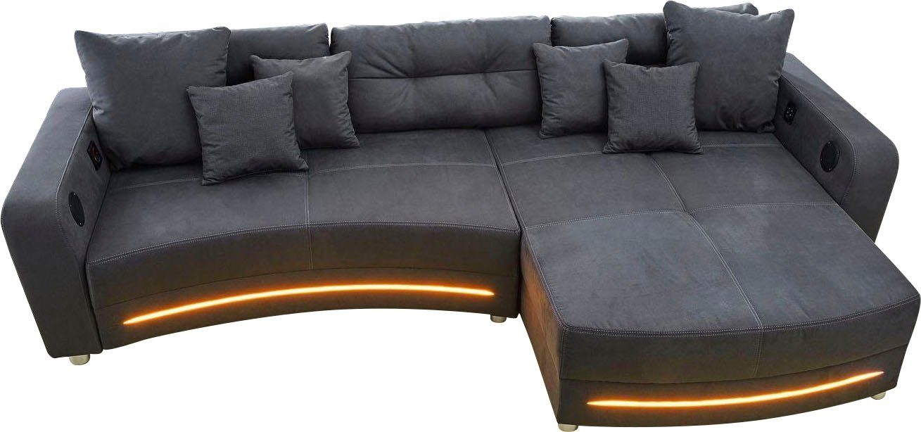 Jockenhöfer Gruppe Ecksofa Laredo L-Form, inklusive RGB-LED-Beleuchtung und günstig online kaufen