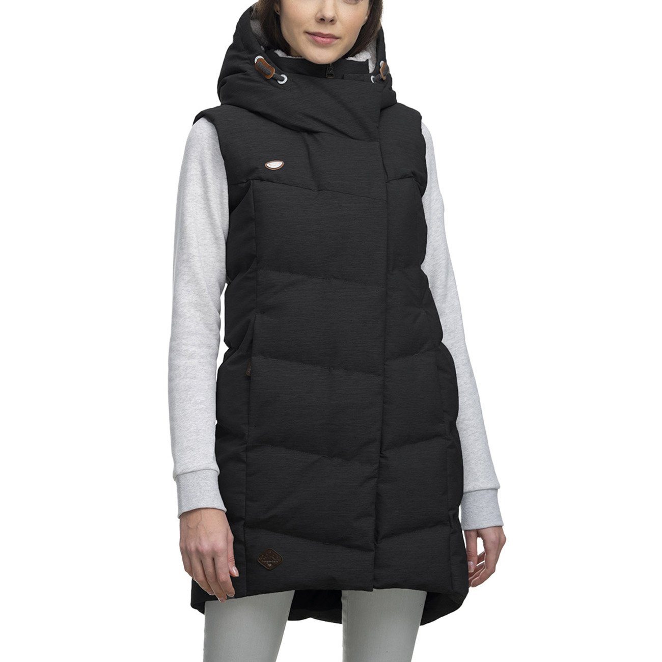 Ragwear Steppweste Ragwear Pavla Vest Damen Black