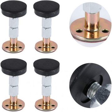 Fivejoy Bettgestell 67 bis 87mm Verstellbarer Anti Shake Werkzeug (Verstellbares Bettrahmen-Anti-Shake-Werkzeug, 4-tlg., Tool Kopfteil Stopper Nachttisch-Schüttel-Werkzeug), für Raumwand, Betten, Schränke, Sofas