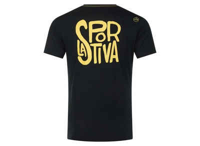 La Sportiva Funktionsshirt Back Logo T-Shirt M Black Black