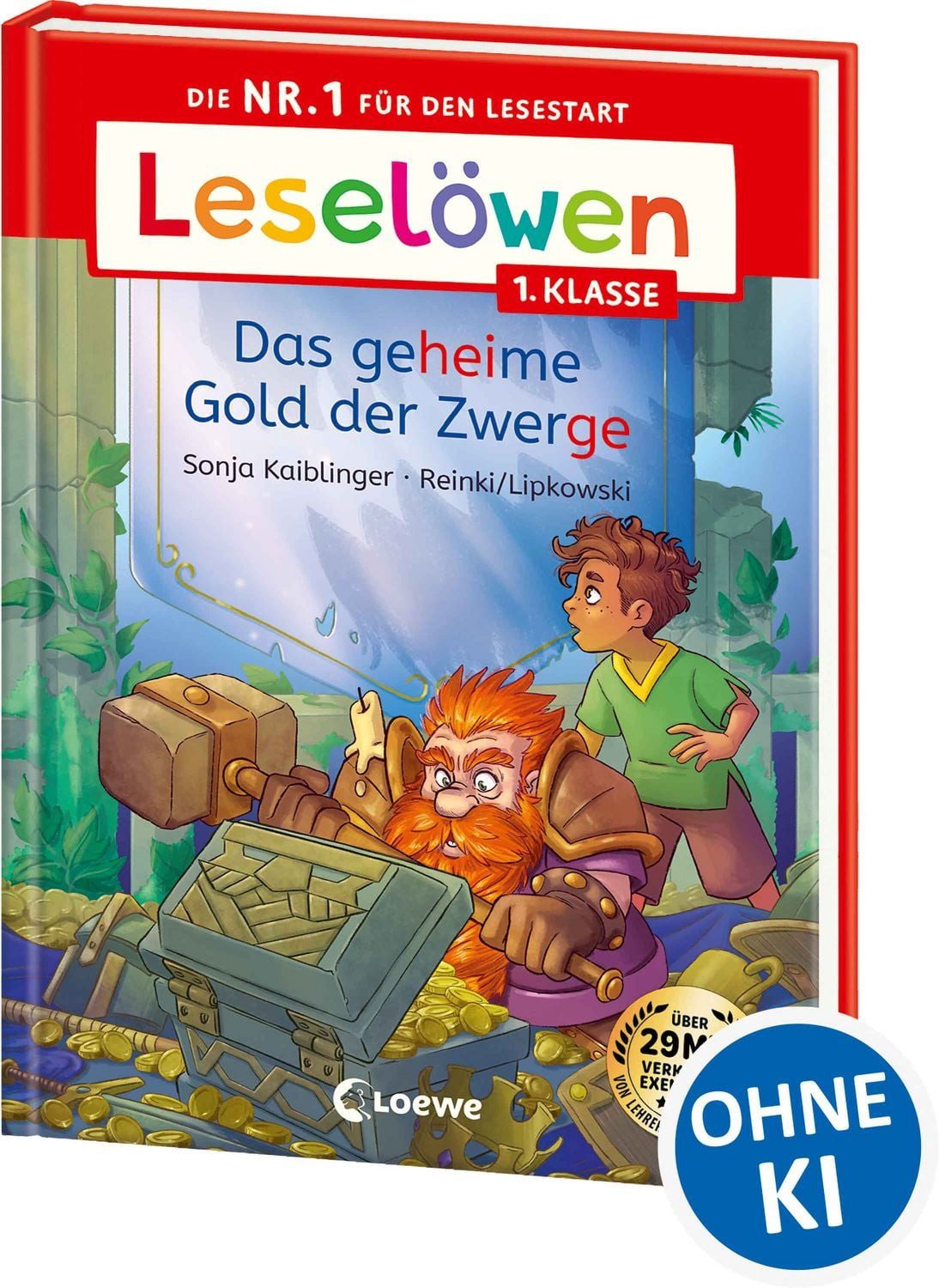 Kinderbuch Leselöwen 1. Klasse - Das geheime Gold der Zwerge Die Nr. 1 für den Le Sonja Kaiblinger