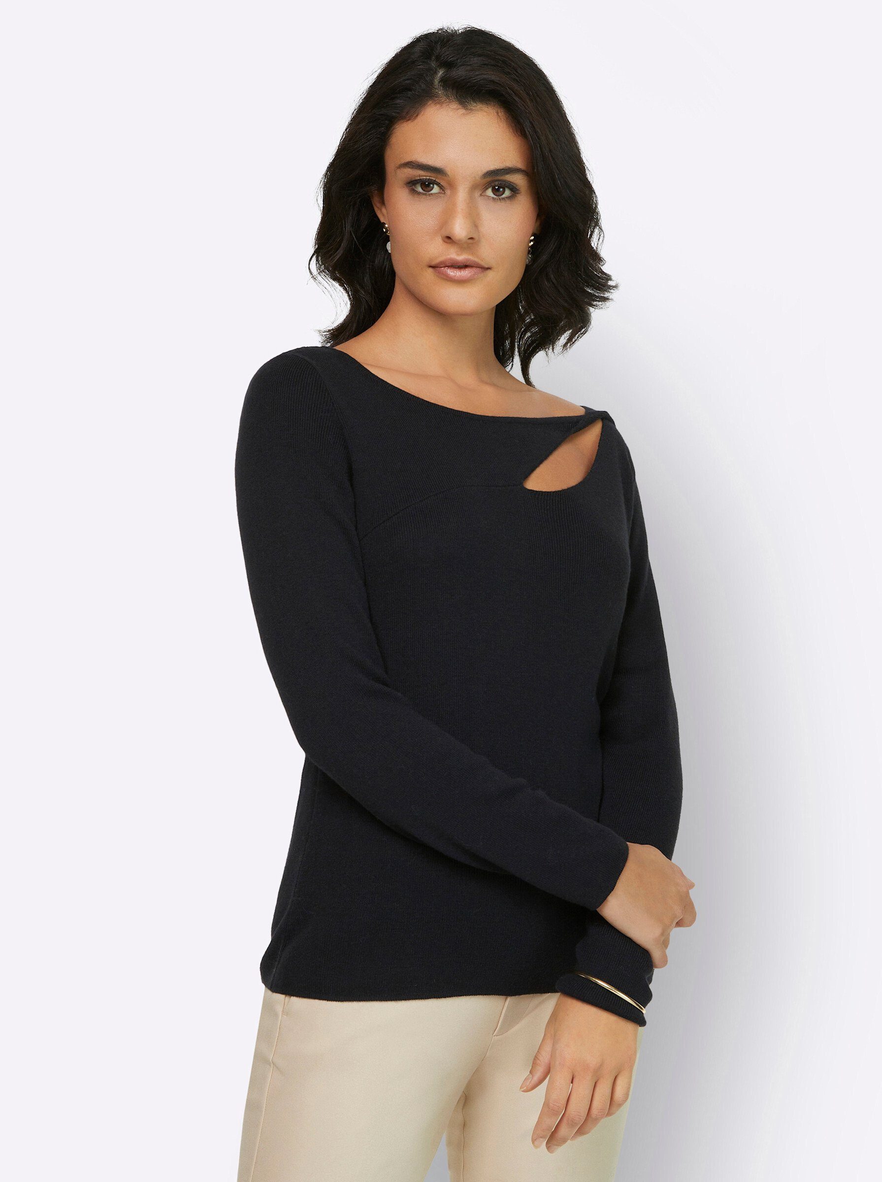 Strickpullover Langarm-Pullover