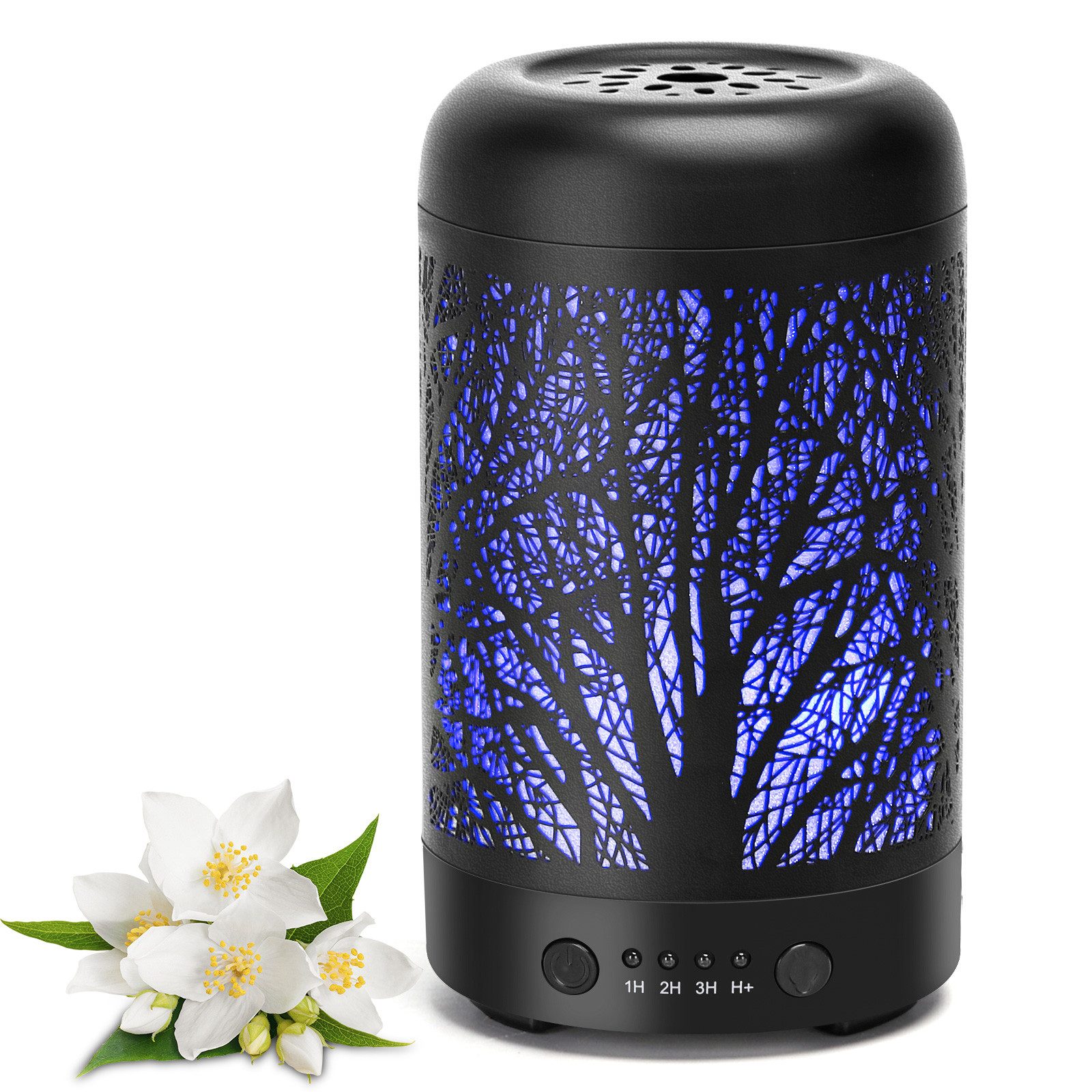 Aigostar Diffuser Aromatherapie Diffusor für ätherische Öle,100 ml Ultraschall-Diffusor, 0,10 l Wassertank, Luftbefeuchter für Schlafzimmer/Büro/Yoga