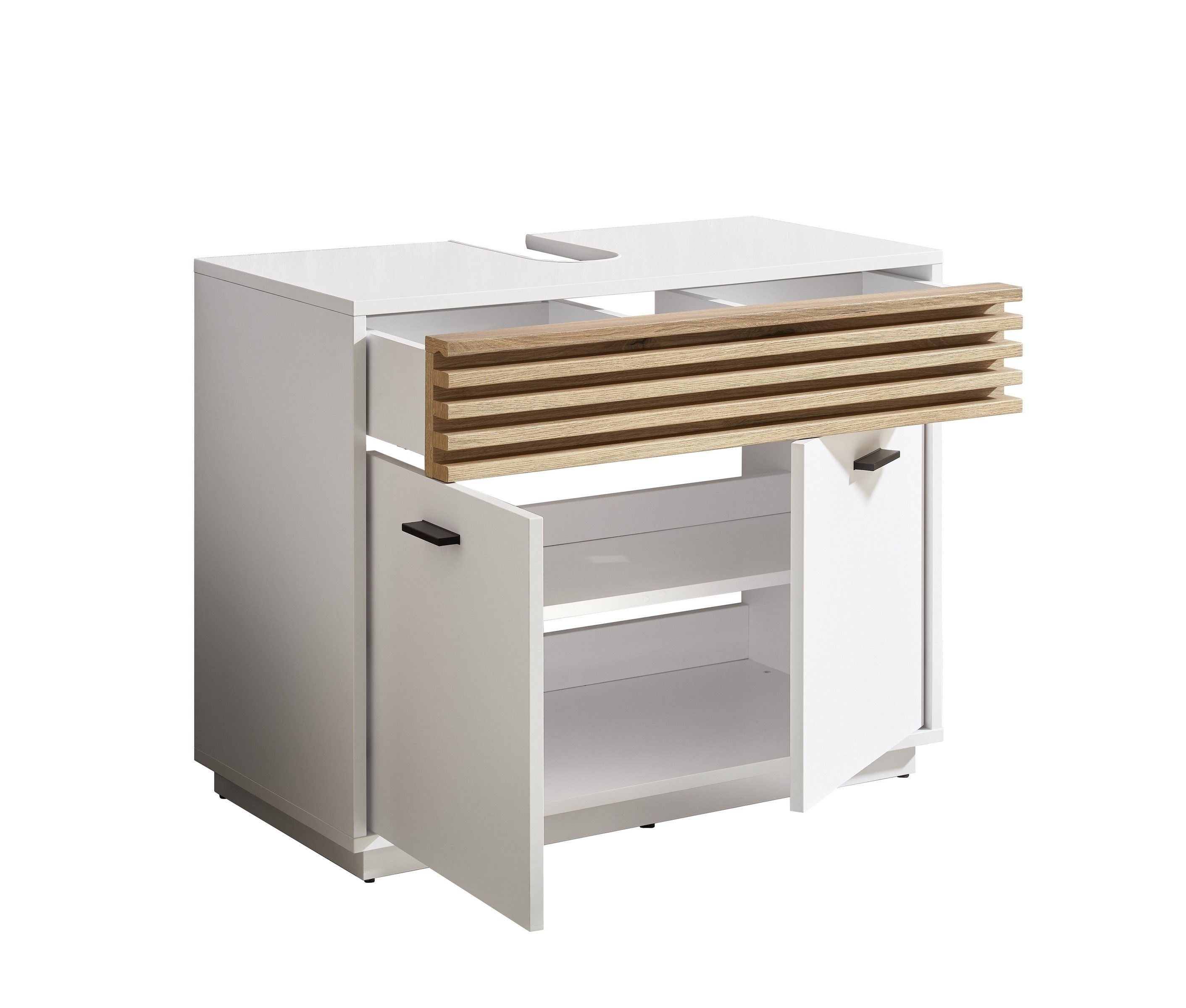 PREISBRECHER Waschbeckenunterschrank Liguria in Weiß / günstig online kaufen