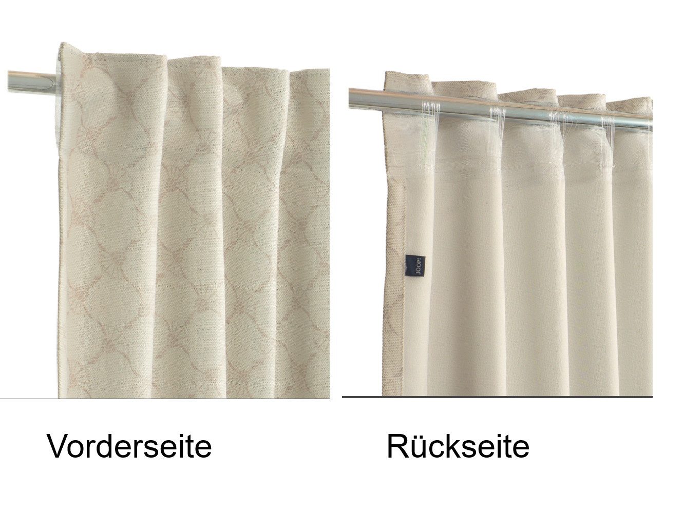 JOOP! Vorhang Fertig-Vorhang Cornflower, Kräuselband