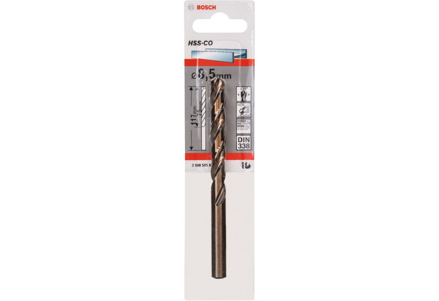Thumbnail - Bosch Professional Bohrer- und Bitset Bosch Professional Metall-Spiralbohrer HSS-Co, Ø