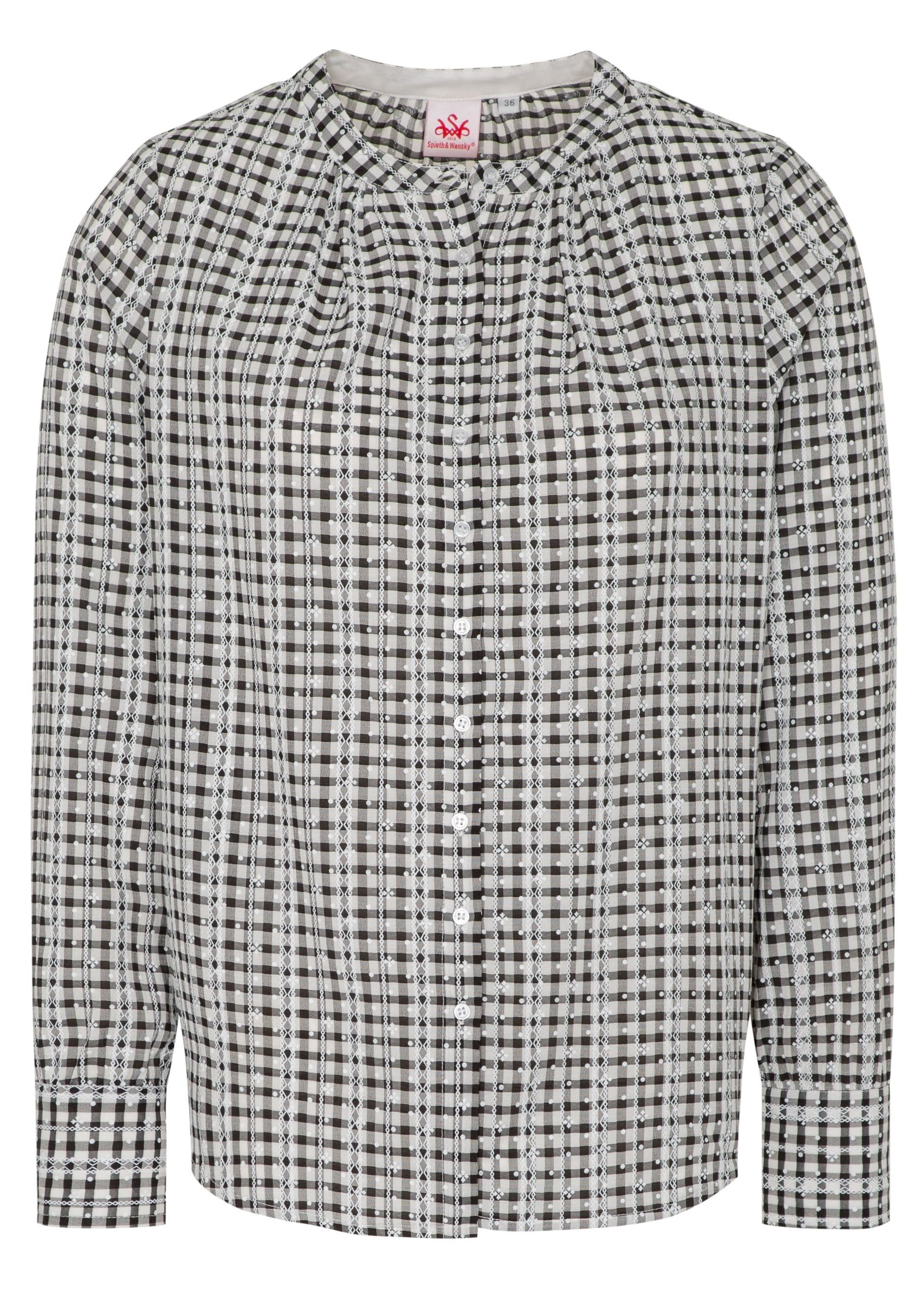 Spieth & Wensky Klassische Bluse Angela in geradem Schnitt günstig online kaufen