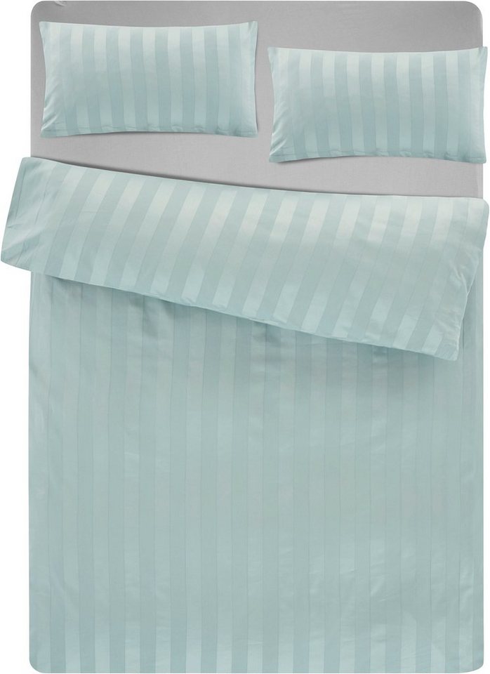 Bettwäsche Malia in Gr. 135x200 oder 155x220 cm, Leonique, Satin, 2 teilig, zeitlose  Bettwäsche aus Baumwolle, Bettwäsche in Satin-Qualität