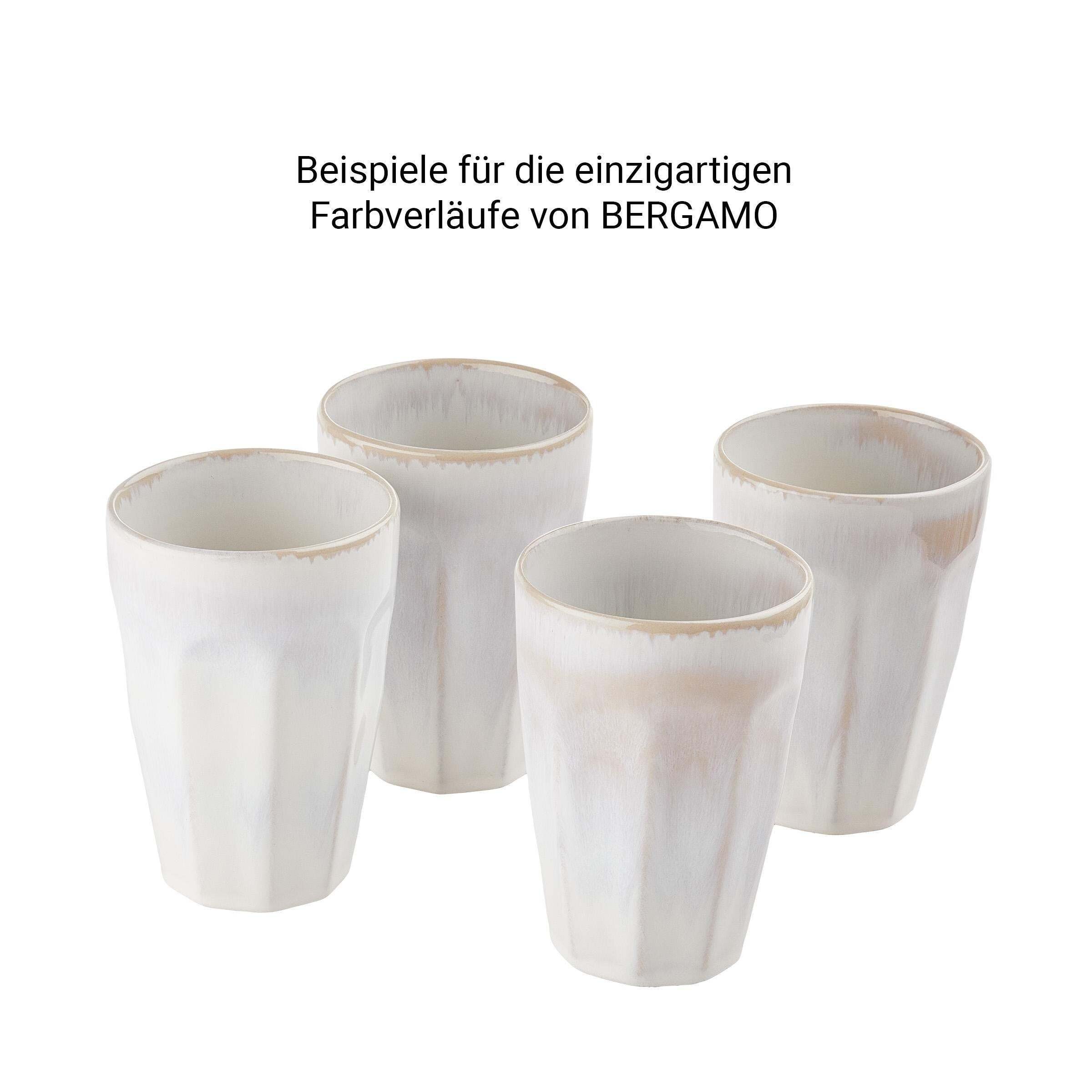 BERGAMO Steinzeug Latte BUTLERS Macchiato Tasse 330ml, Tasse