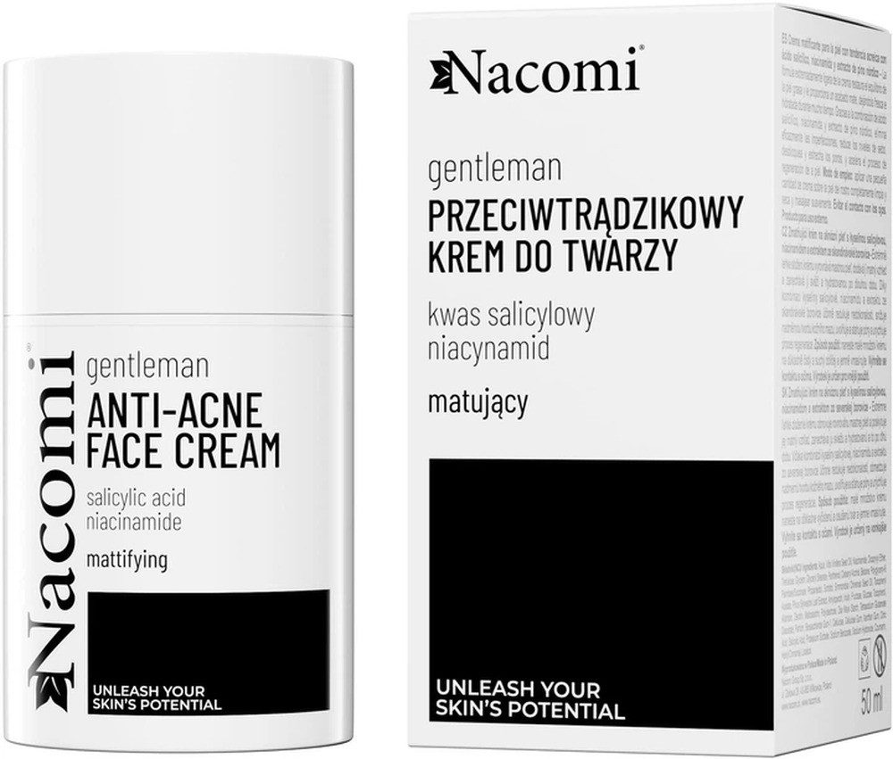 NACOMI Gesichtspflege Gentleman mattierende Creme für wilde Haut