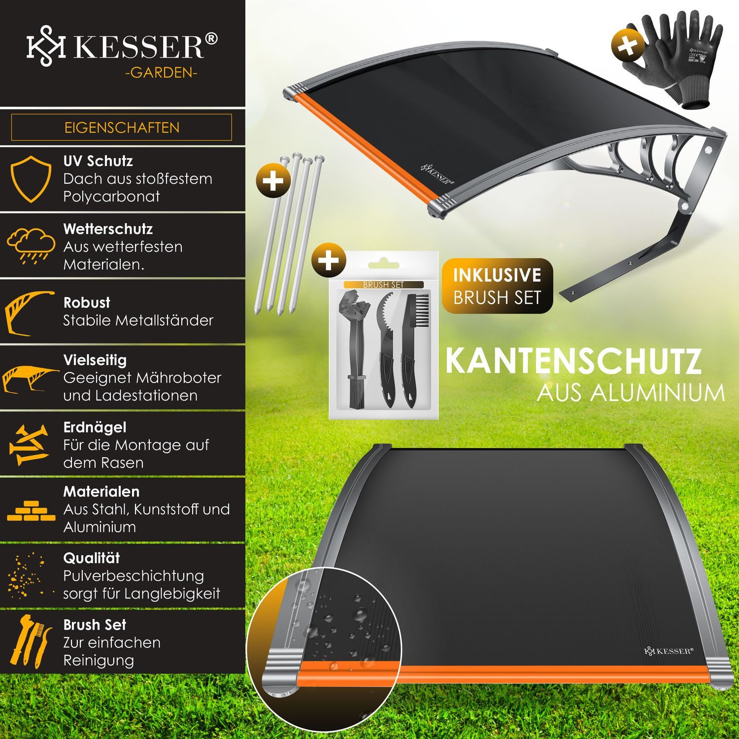 KESSER Mähroboter-Garage, Mähroboter Garage Dach Carport günstig online kaufen