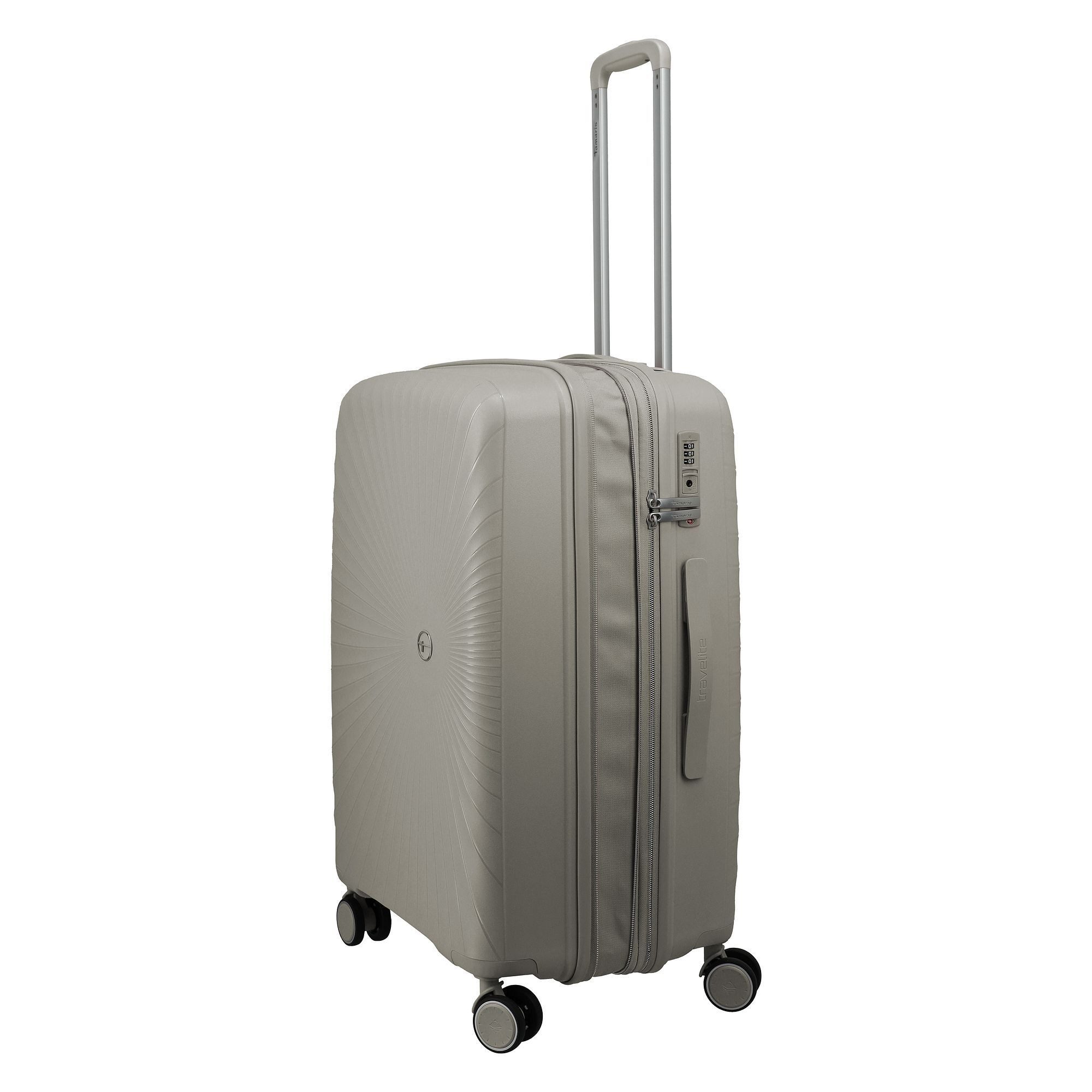 travelite Trolleyset Tamaris x Travelite, 4 Rollen, (3-teilig, 3 tlg), Polypropylen