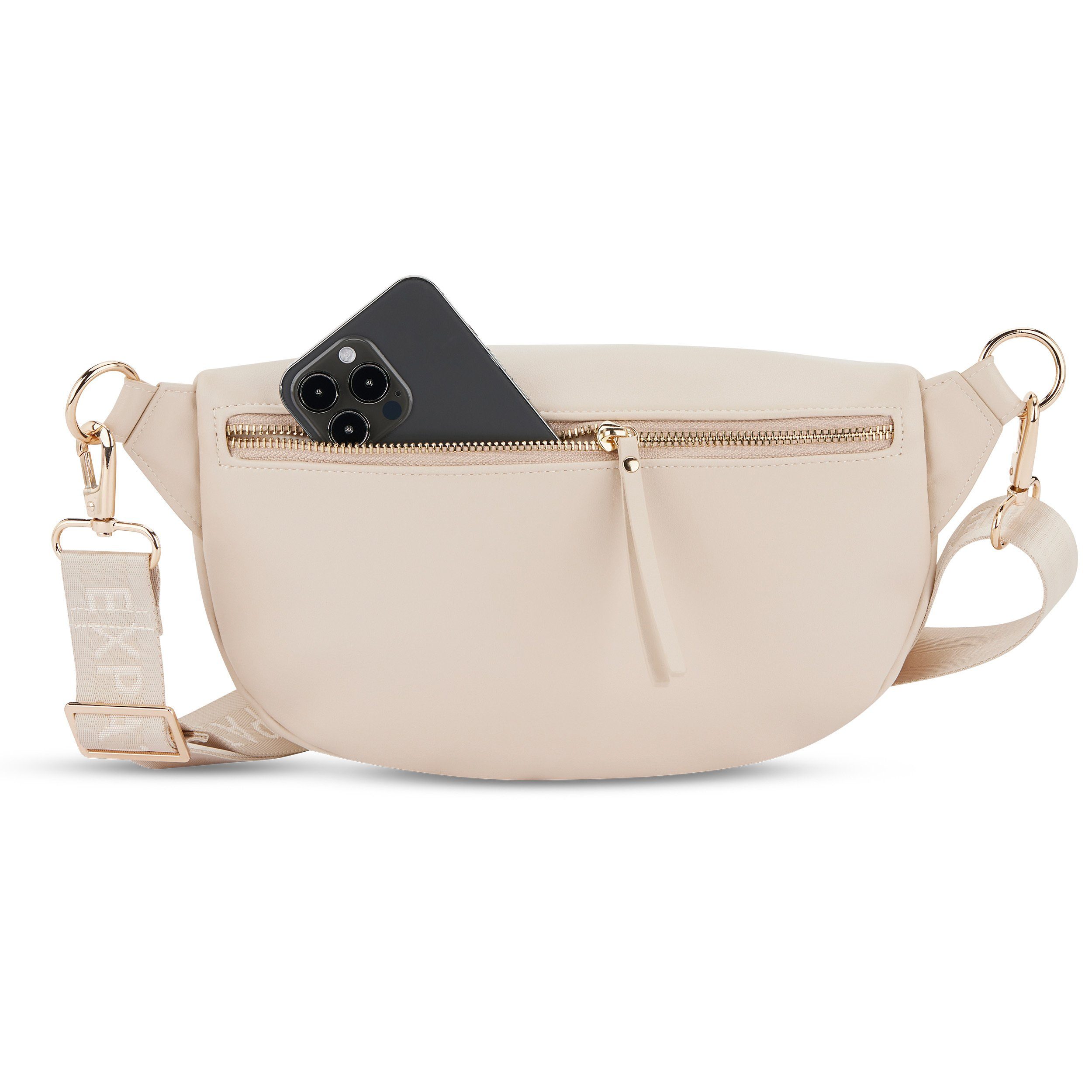 Expatrié Gürteltasche Alice Medium Bauchtasche (1-tlg), Hochwertiges Kunstleder, Wasserabweisend