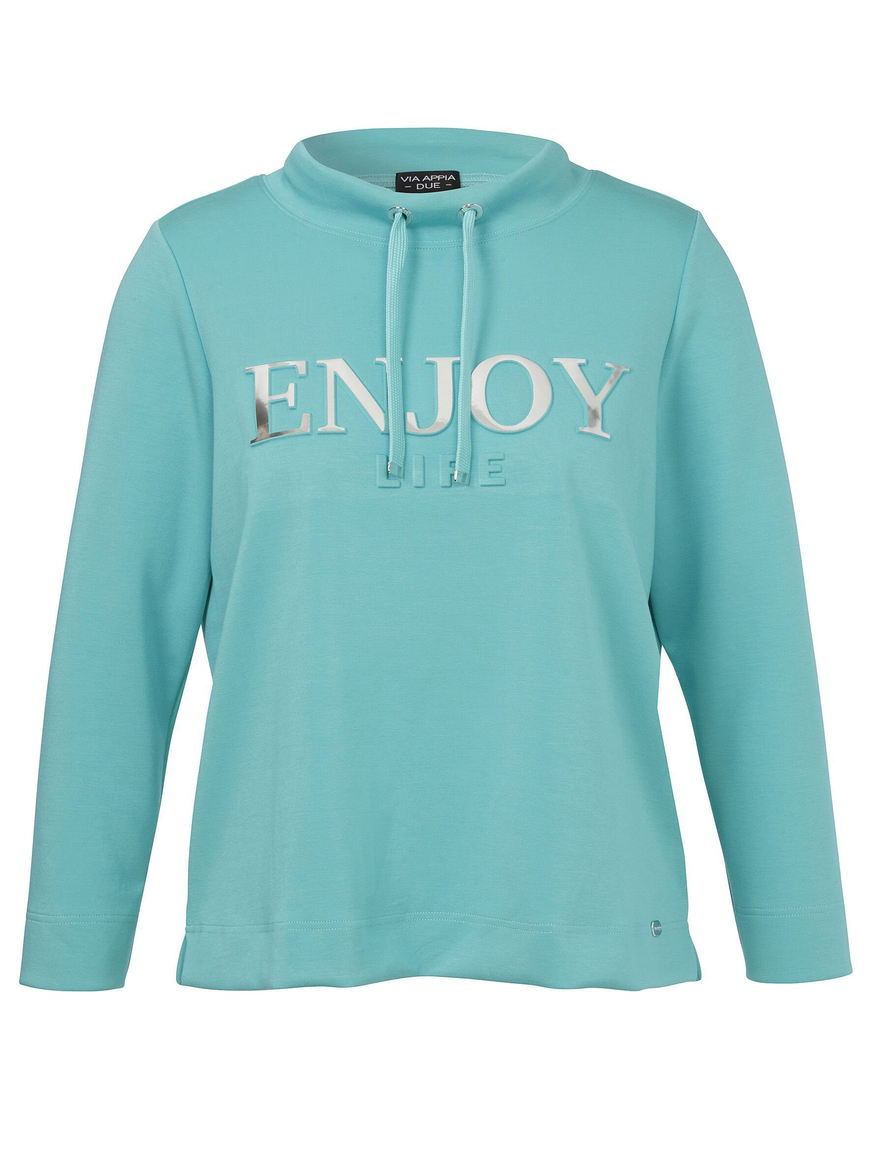 VIA APPIA DUE Sweatshirt in unifarbenem Stil